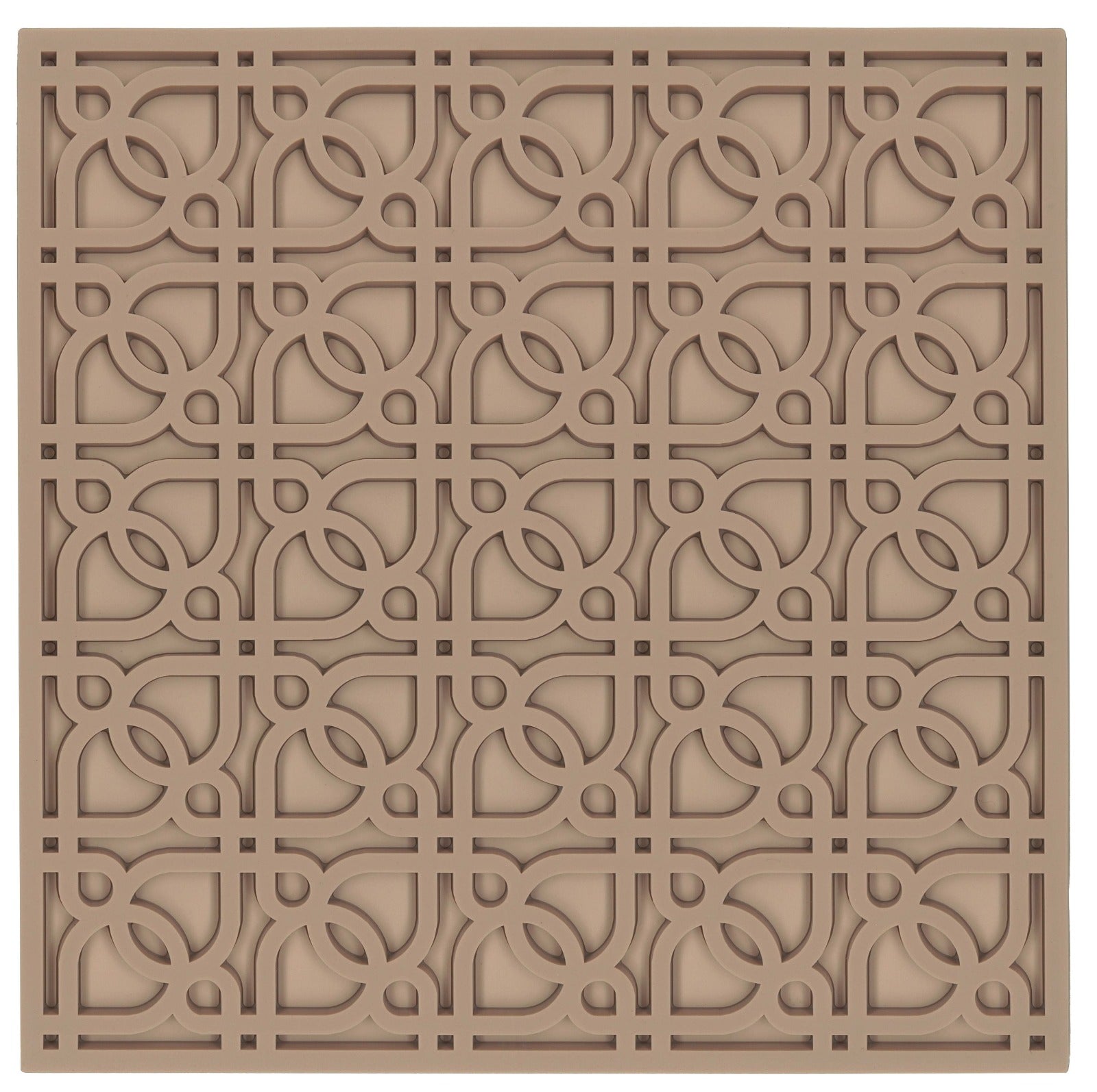 Images D'Orient B2B Trivet Urban 06 Almond Silicone 18x18cm 7x7inches TSE-100221