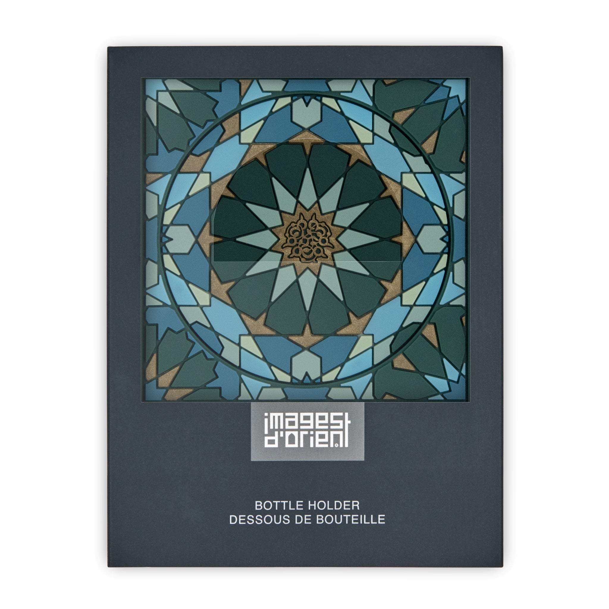 Images D'Orient Bottle Holder Andalusia PVC 11x11cm 4.3x4.3inches Packaging Front BOT-110201