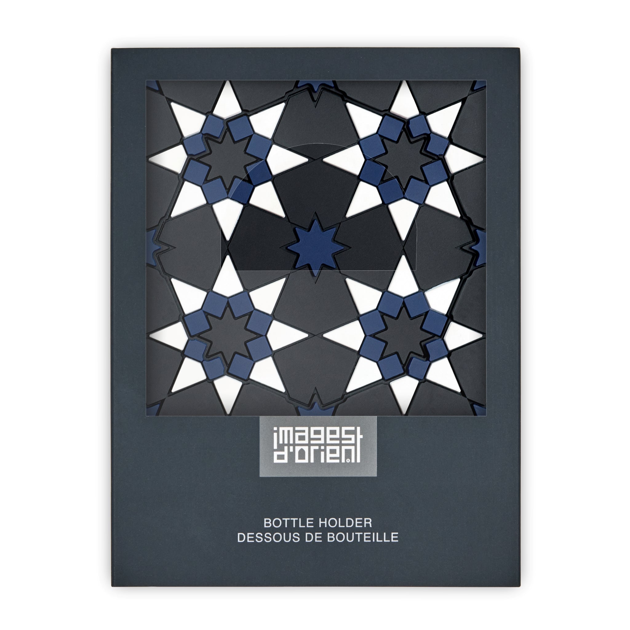 Images D'Orient Bottle Holder Kaokab PVC 11x11cm 4.3x4.3inches Packaging Front BOT-110211