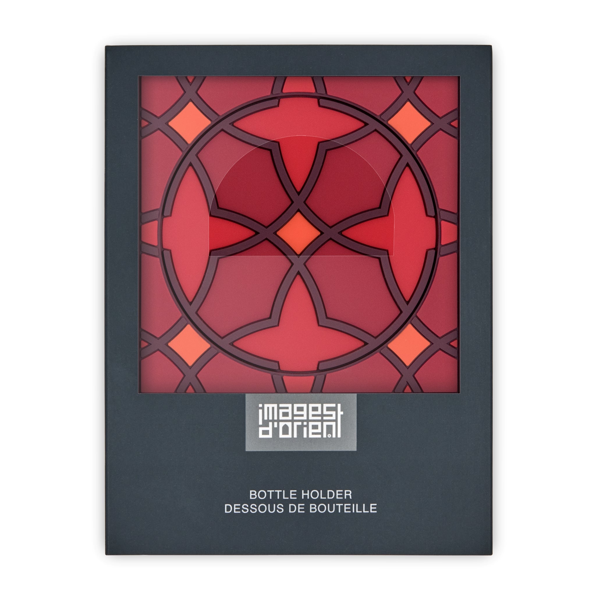 Images D'Orient Bottle Holder Najma PVC 11x11cm 4.3x4.3inches Packaging Front BOT-110221