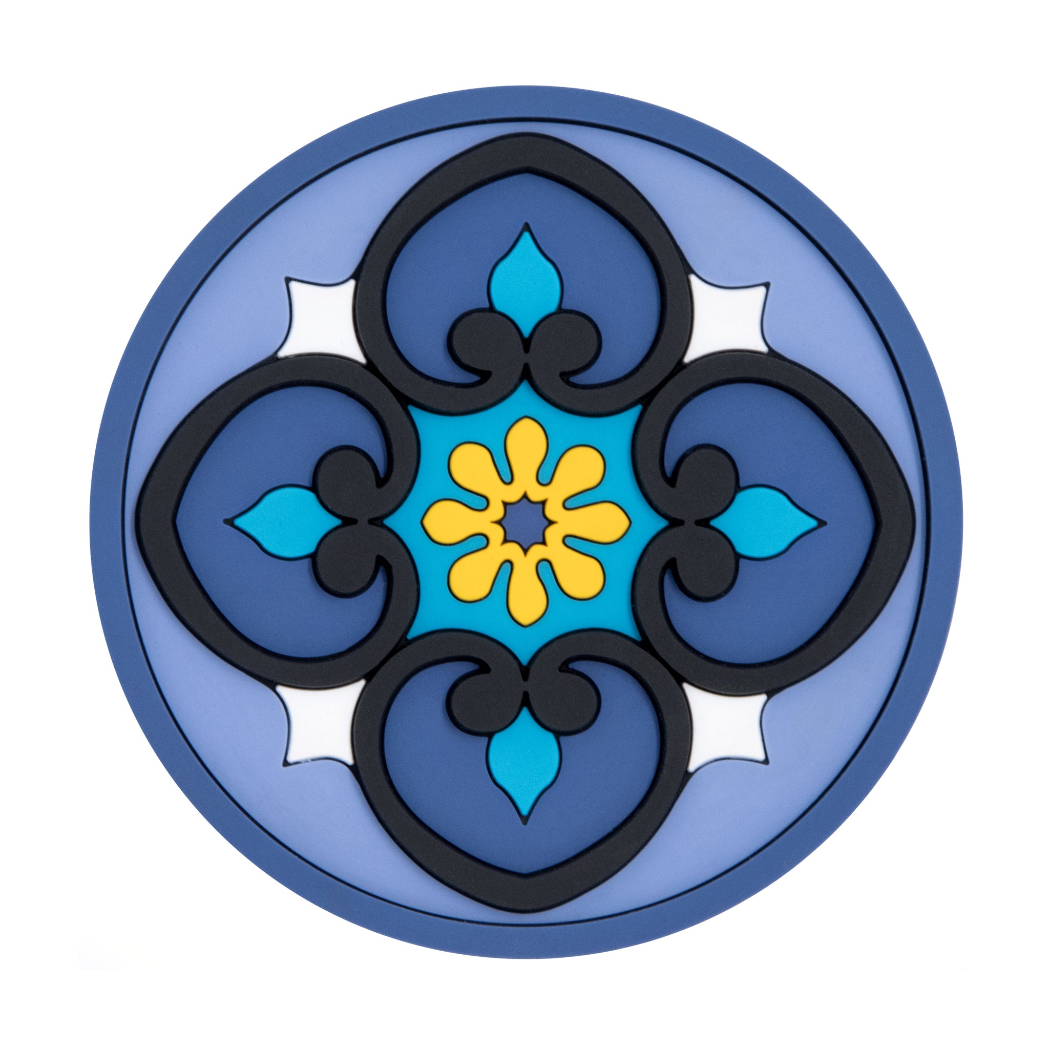 Images D'Orient Bottle Holder Sejjadeh Ocean PVC diameter 11cm 4.3inch BOT-110241