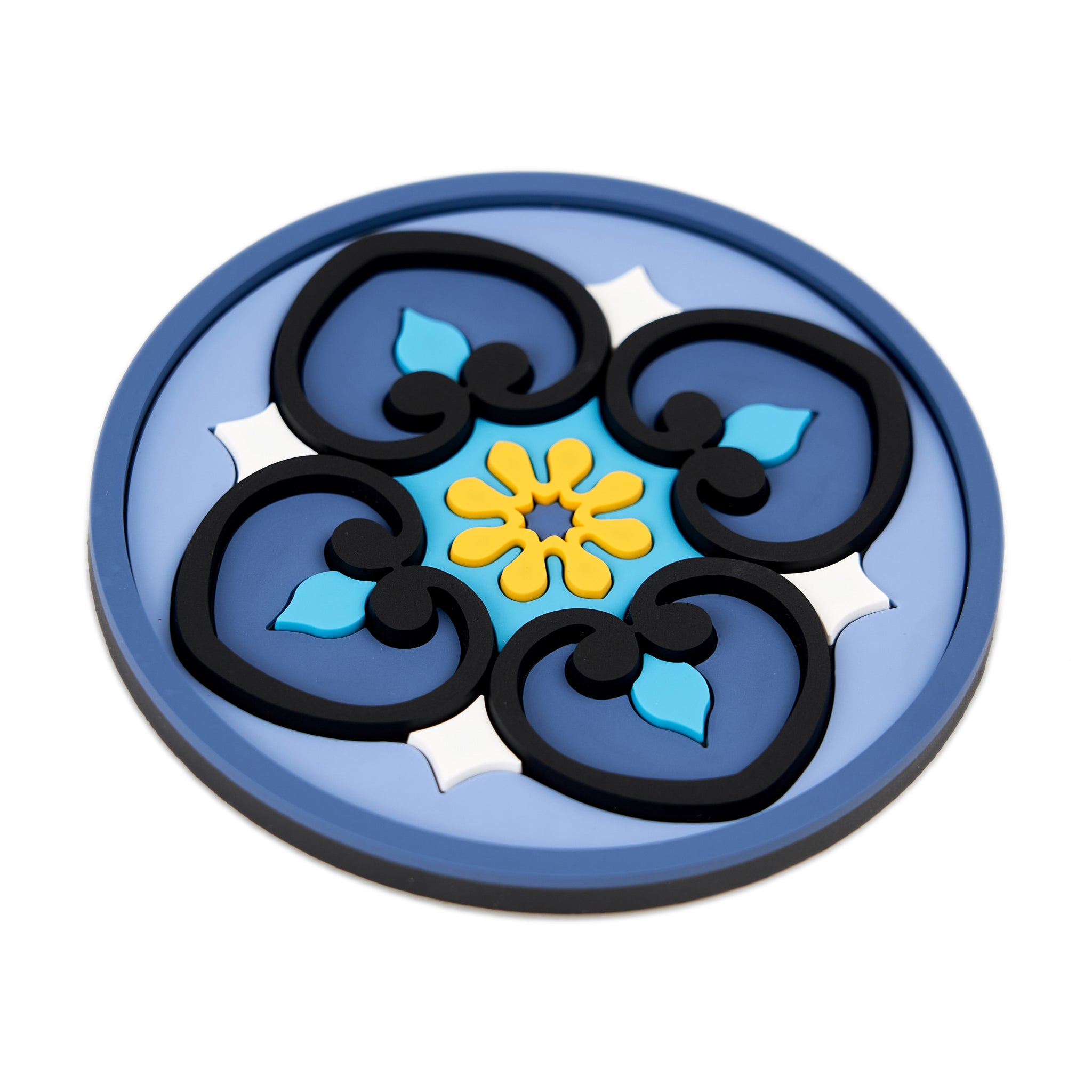 Images D'Orient Bottle Holder Sejjadeh Ocean PVC diameter 11cm 4.3inch Perspective BOT-110241