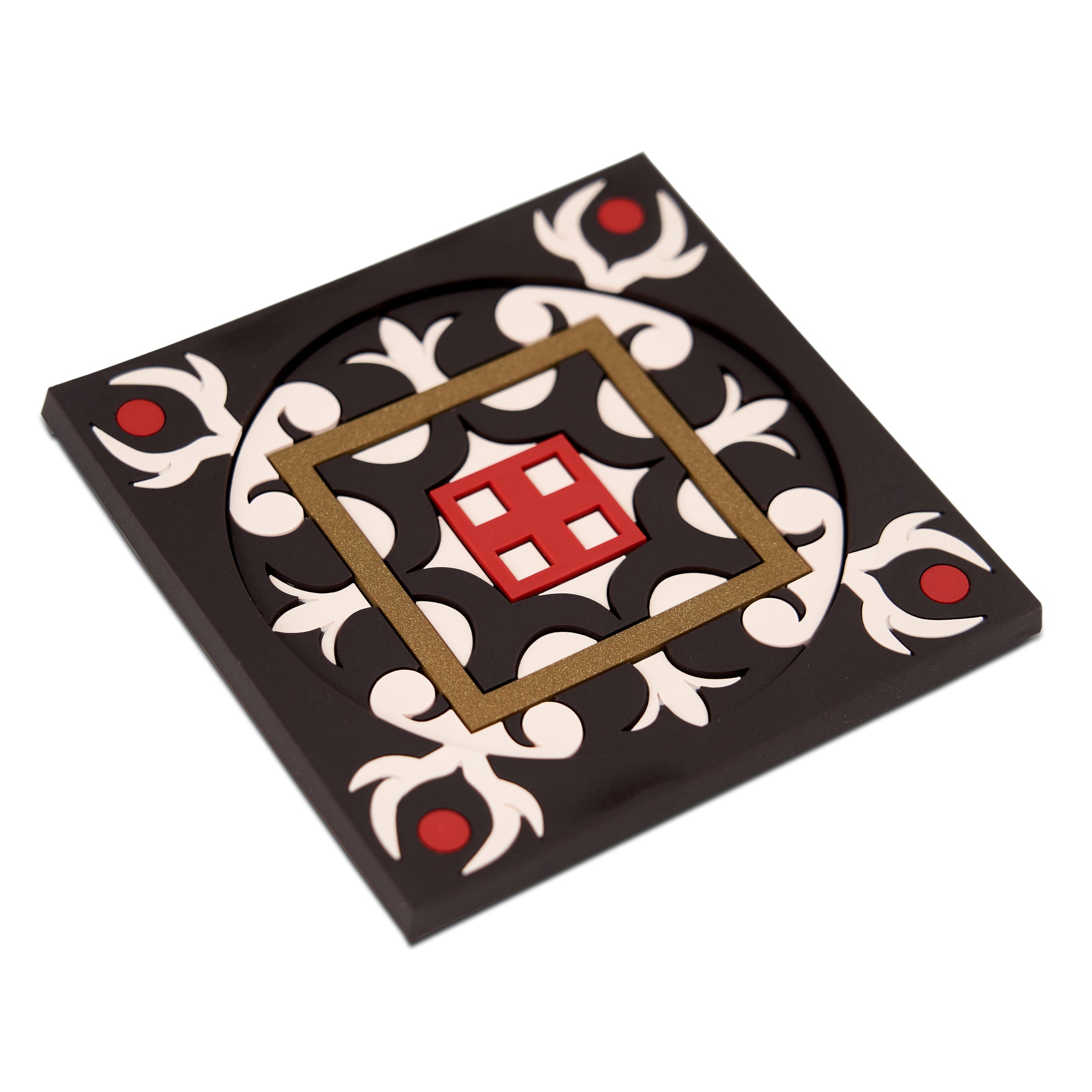 Images D'Orient Bottle Holder Sejjadeh Zen PVC 11x11cm 4.3x4.3inches Perspective BOT-110021