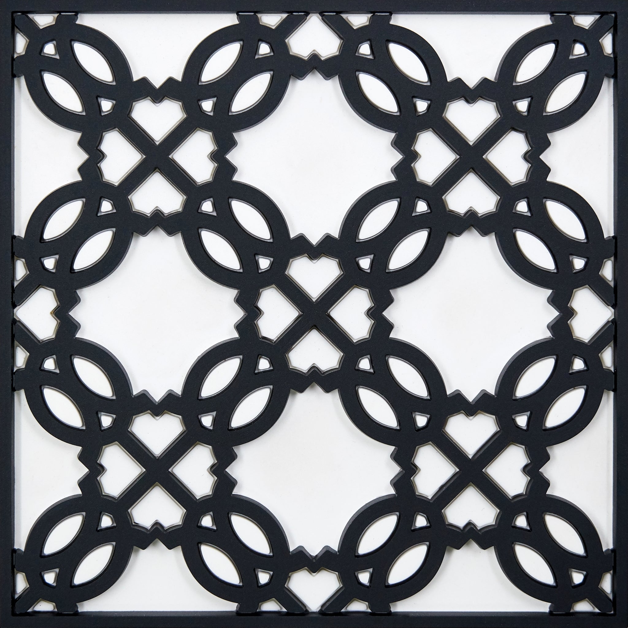 Images D'Orient Bottle Holder Silsal White PVC 11x11cm 4.3x4.3inches BOT-110371