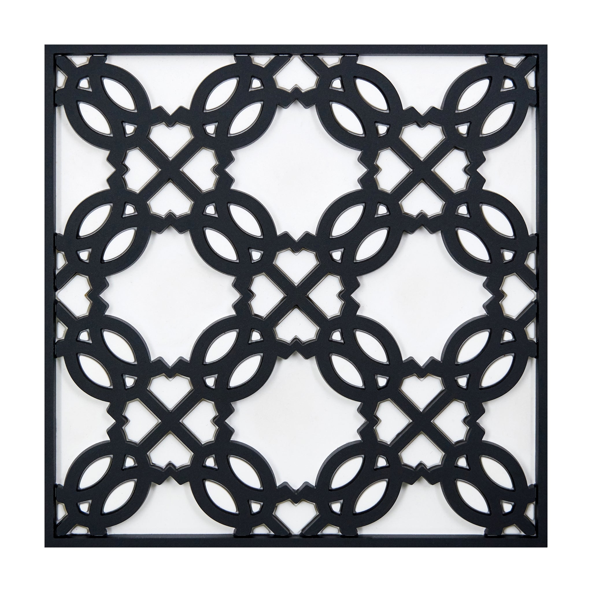 Images D'Orient Bottle Holder Silsal White PVC 11x11cm 4.3x4.3inches BOT-110371