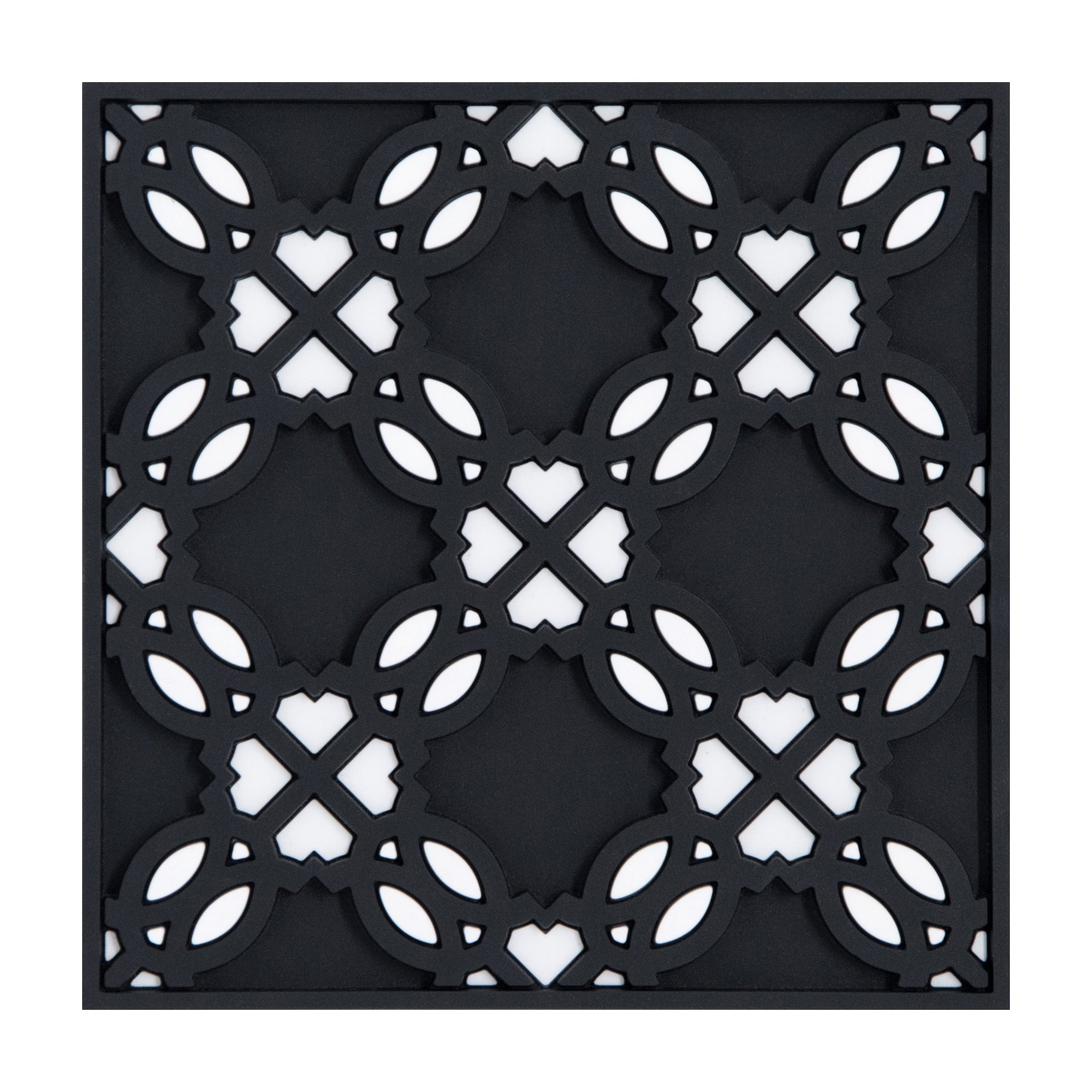 Images D'Orient Bottle Holder Silsal Black PVC 11x11cm 4.3x4.3inches BOT-110261