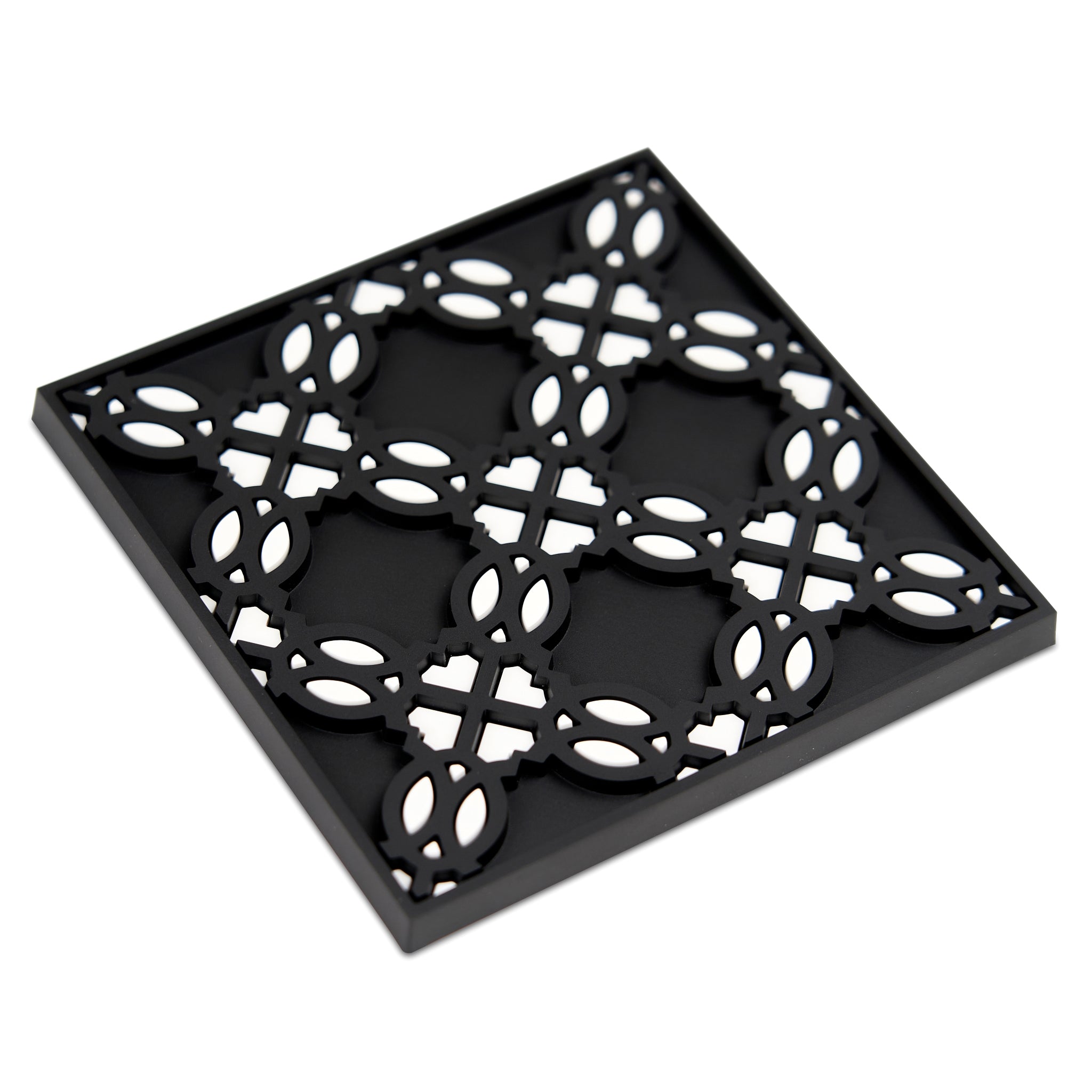 Images D'Orient Bottle Holder Silsal Black PVC 11x11cm 4.3x4.3inches Perspective BOT-110261