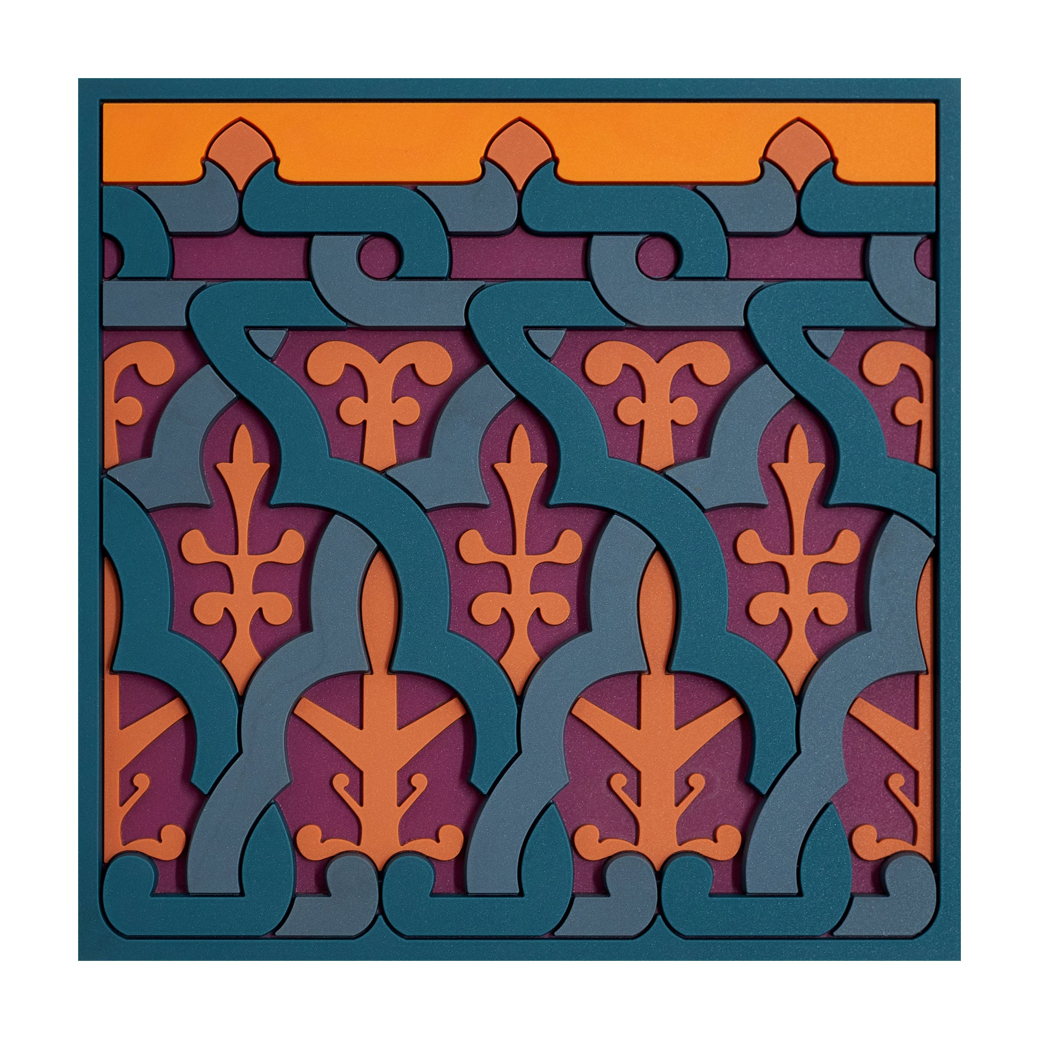 Images D'Orient Bottle Holder Vagabonde Soie PVC 11x11cm 4.3x4.3inches BOT-110281