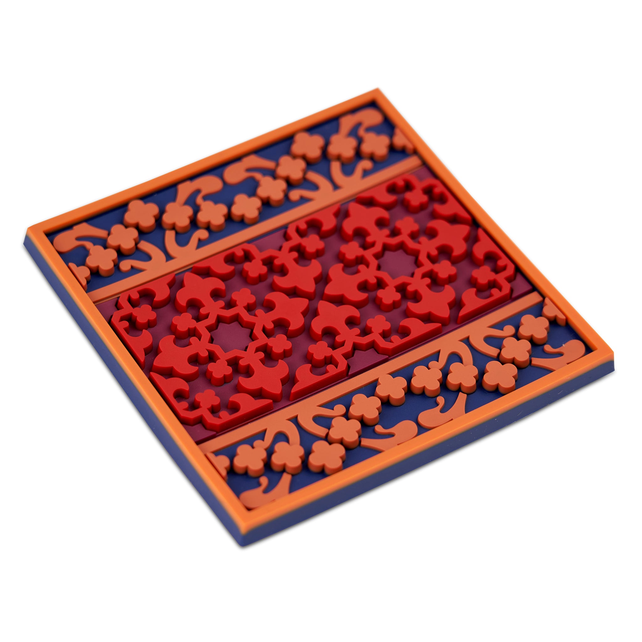 Images D'Orient Bottle Holder Vagabonde Velours PVC 11x11cm 4.3x4.3inches Perspective BOT-110271