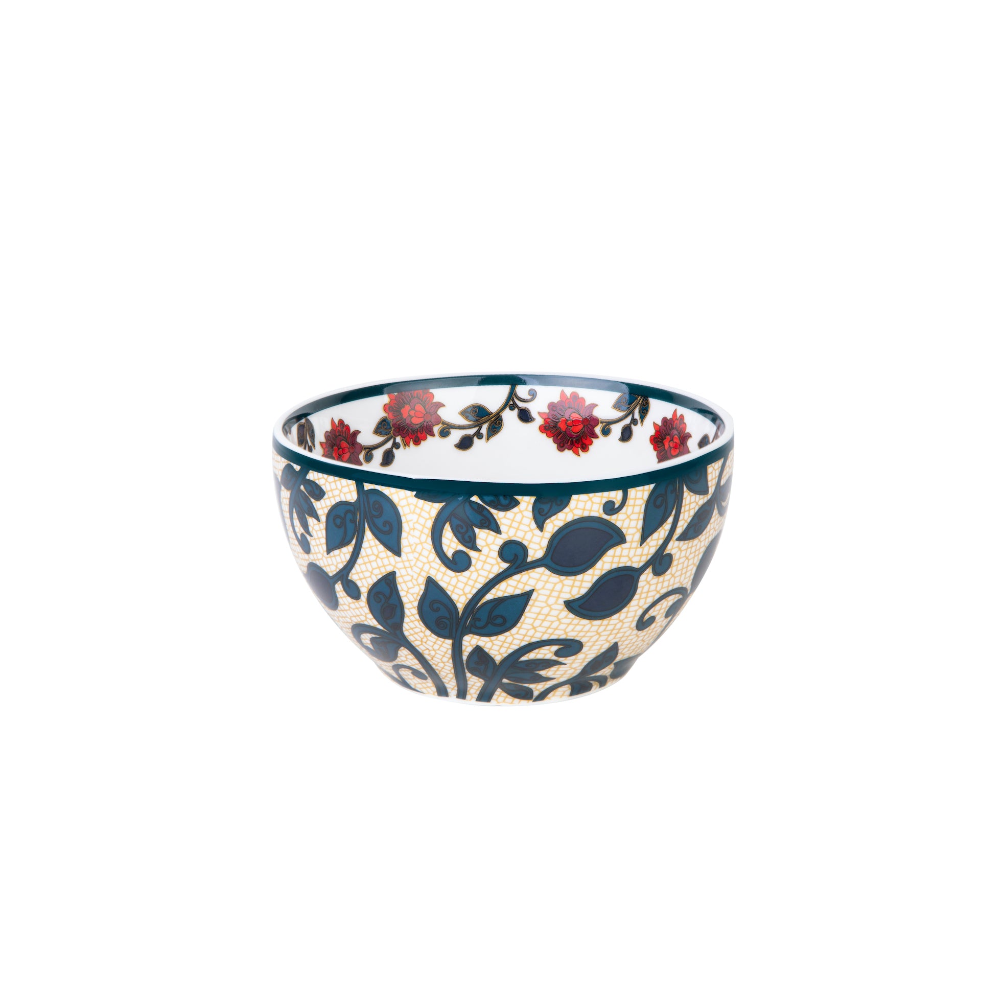 Images D'Orient Bowl Porcelain Kashmir 9 cm Combo of 4 POR-950054 3