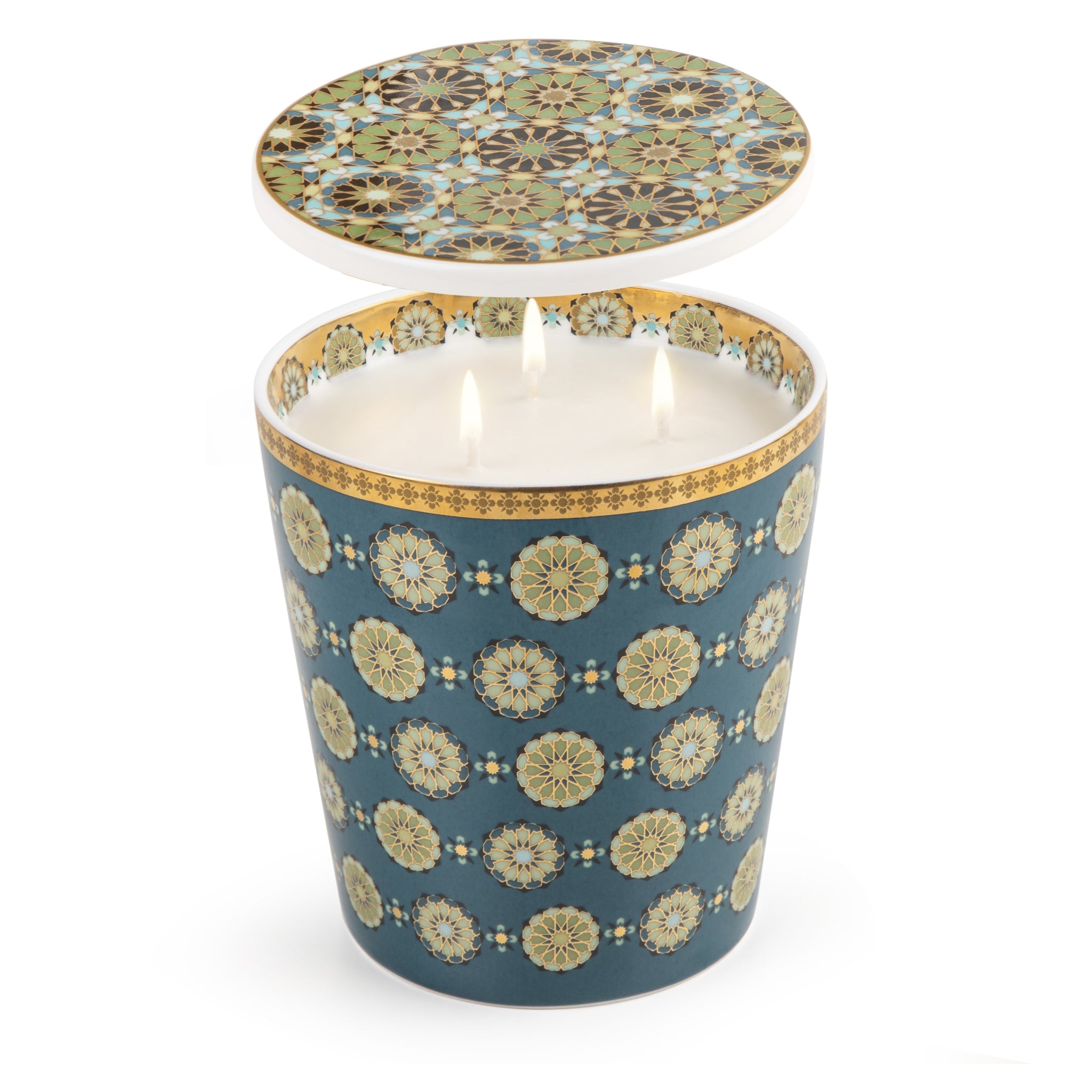 Images D'Orient Candle Vase Andalusia Jasmine scent Porcelain BOU-130011J