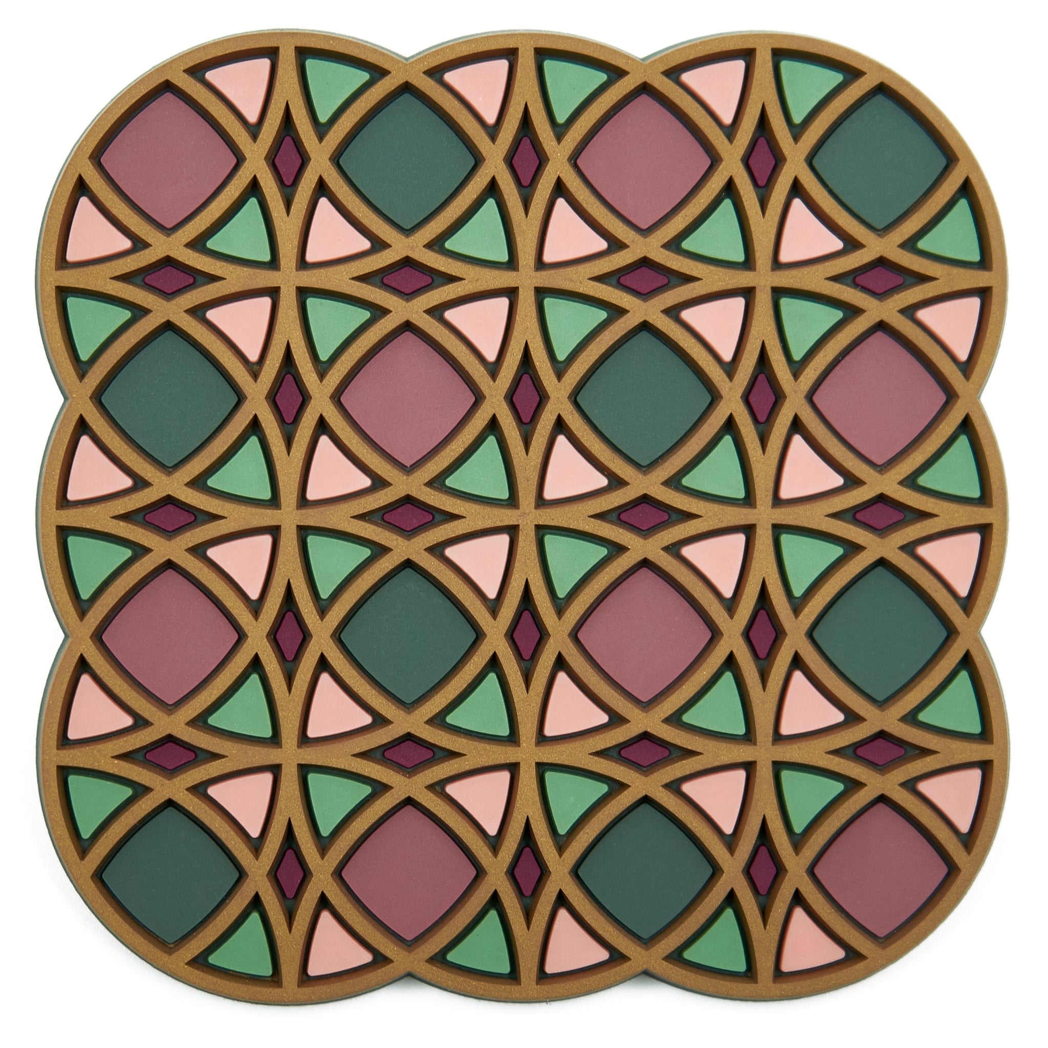 Images D'Orient Coaster Opera PVC 9x9cm 3.5x.3.5inches COA-990531