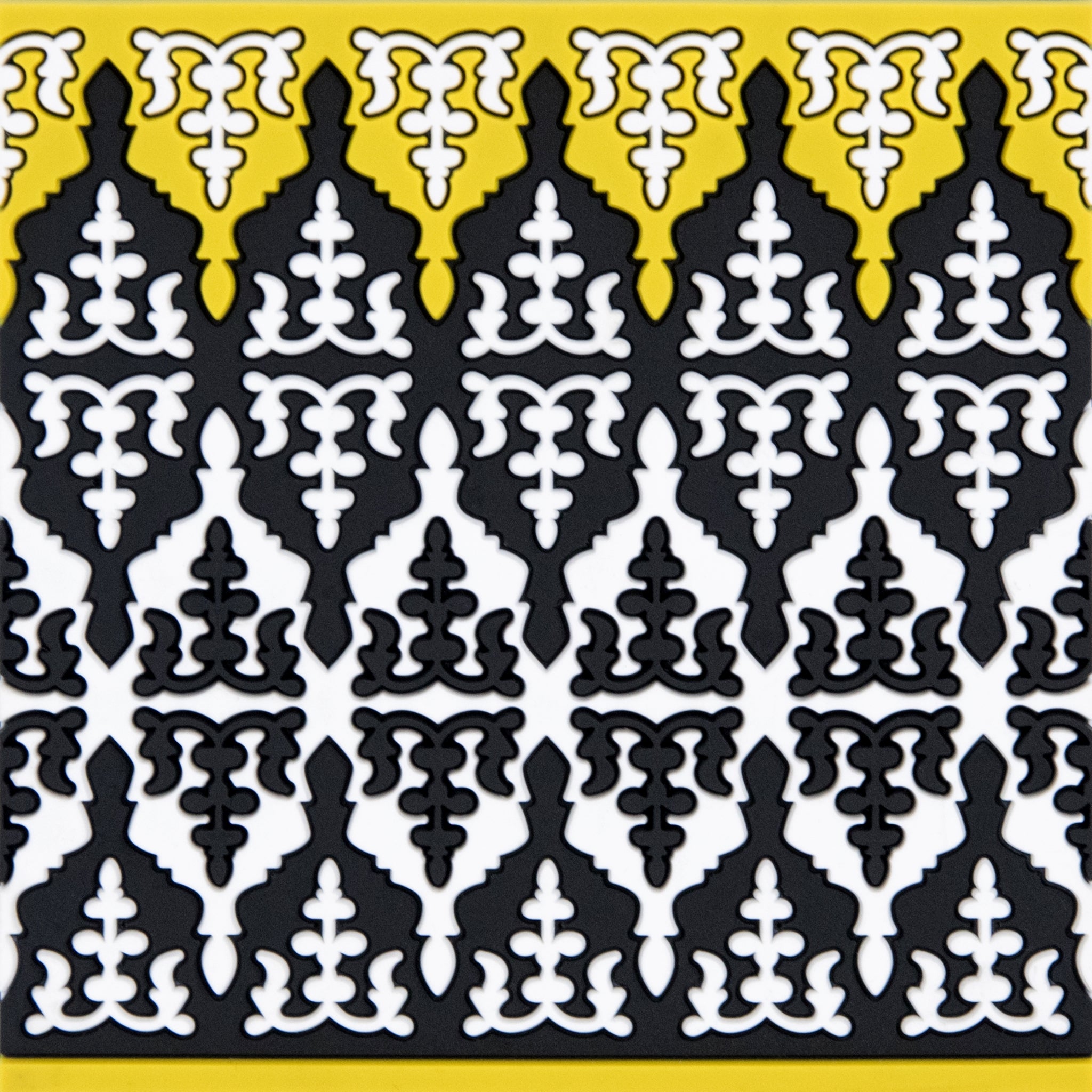 Images D'Orient Coaster Safra PVC 9x9cm 3.5x.3.5inches COA-990221