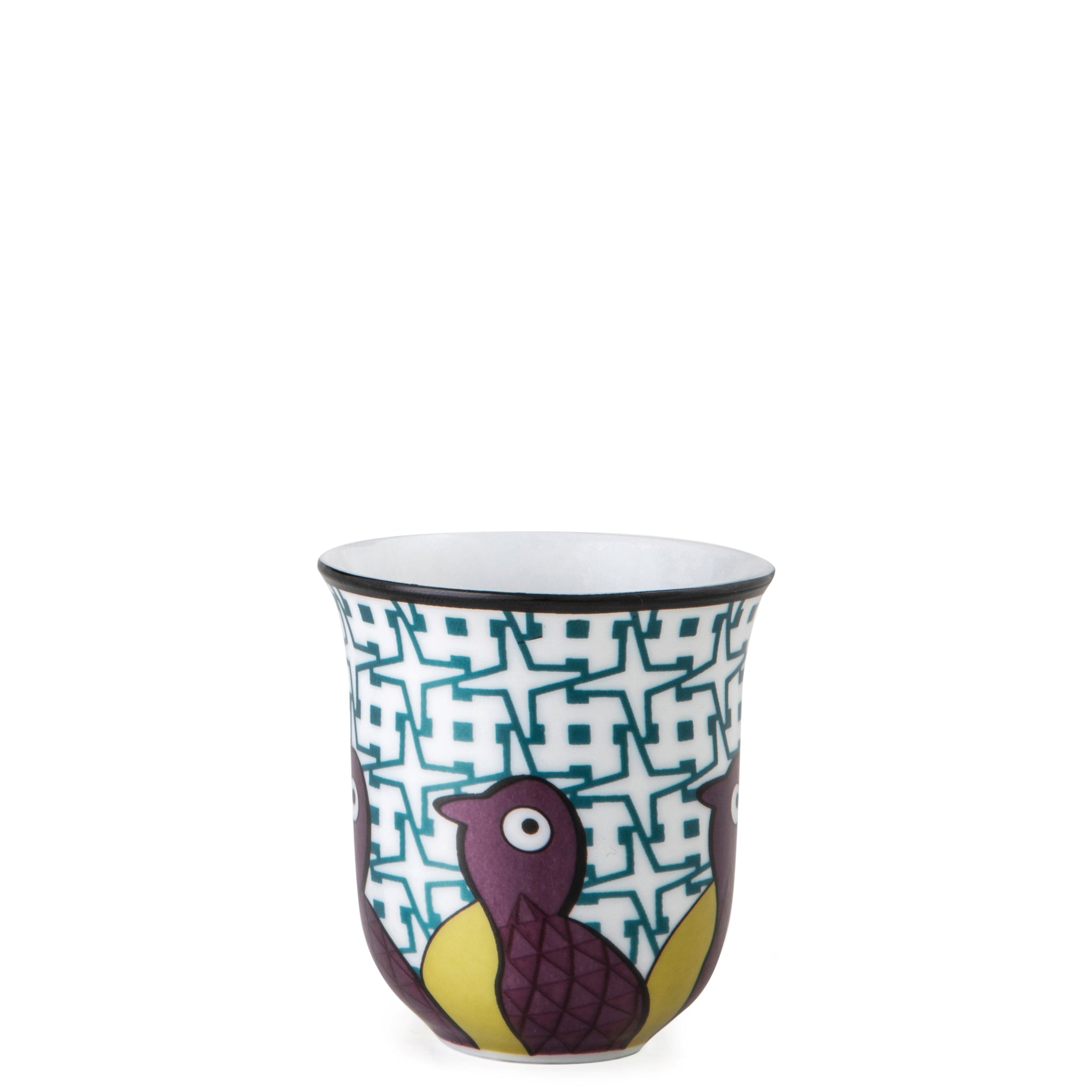 Images D'Orient Coffee Cup Porcelain Birds Of Paradise 90 ml Set of 6 POR-900066