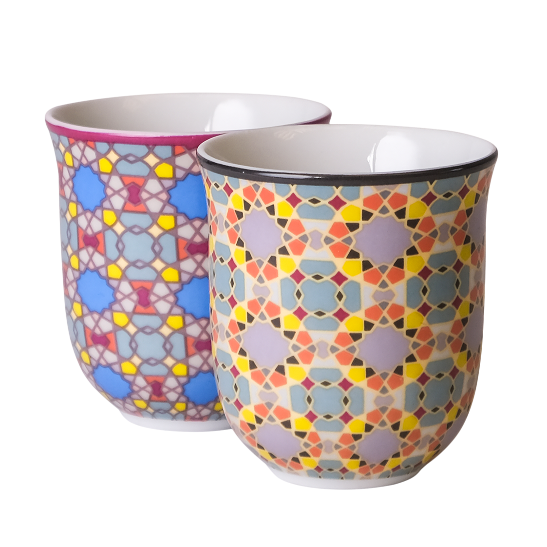 Images D'Orient Coffee Cup Porcelain Denia 90 ml Combo of 6 POR-900146