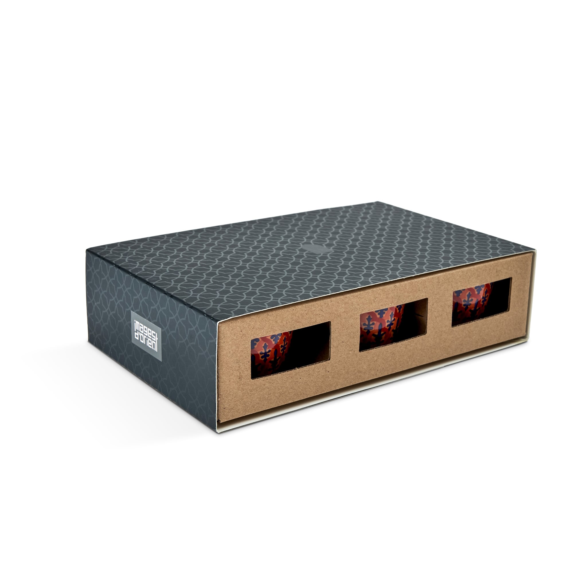 Images D'Orient Coffee Cup Porcelain Vagabonde 60 ml Set of 6 Box POR-600086