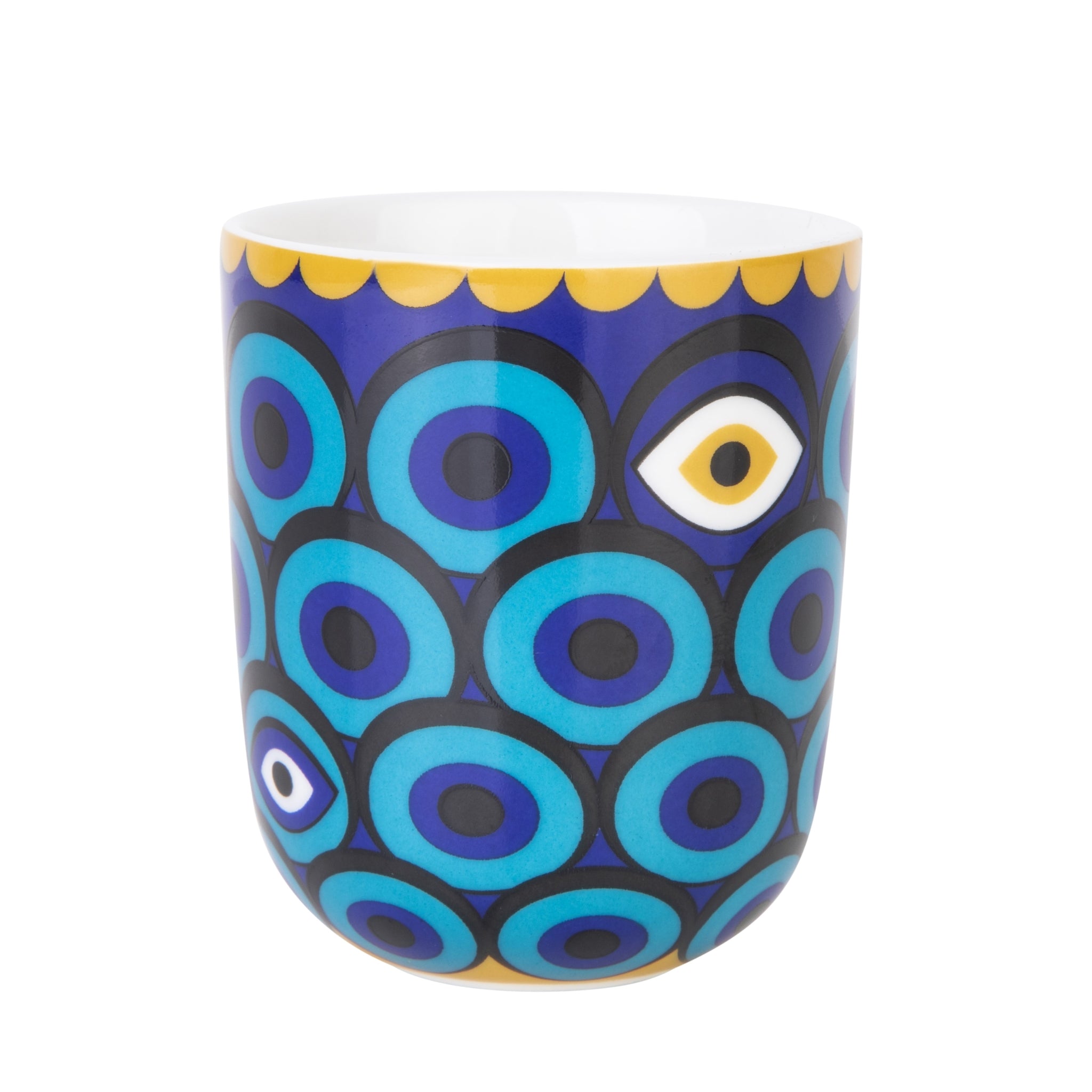 Images D'Orient Coffee Cup Porcelain Zarqa 90 ml Combo of 6 POR-900186 2