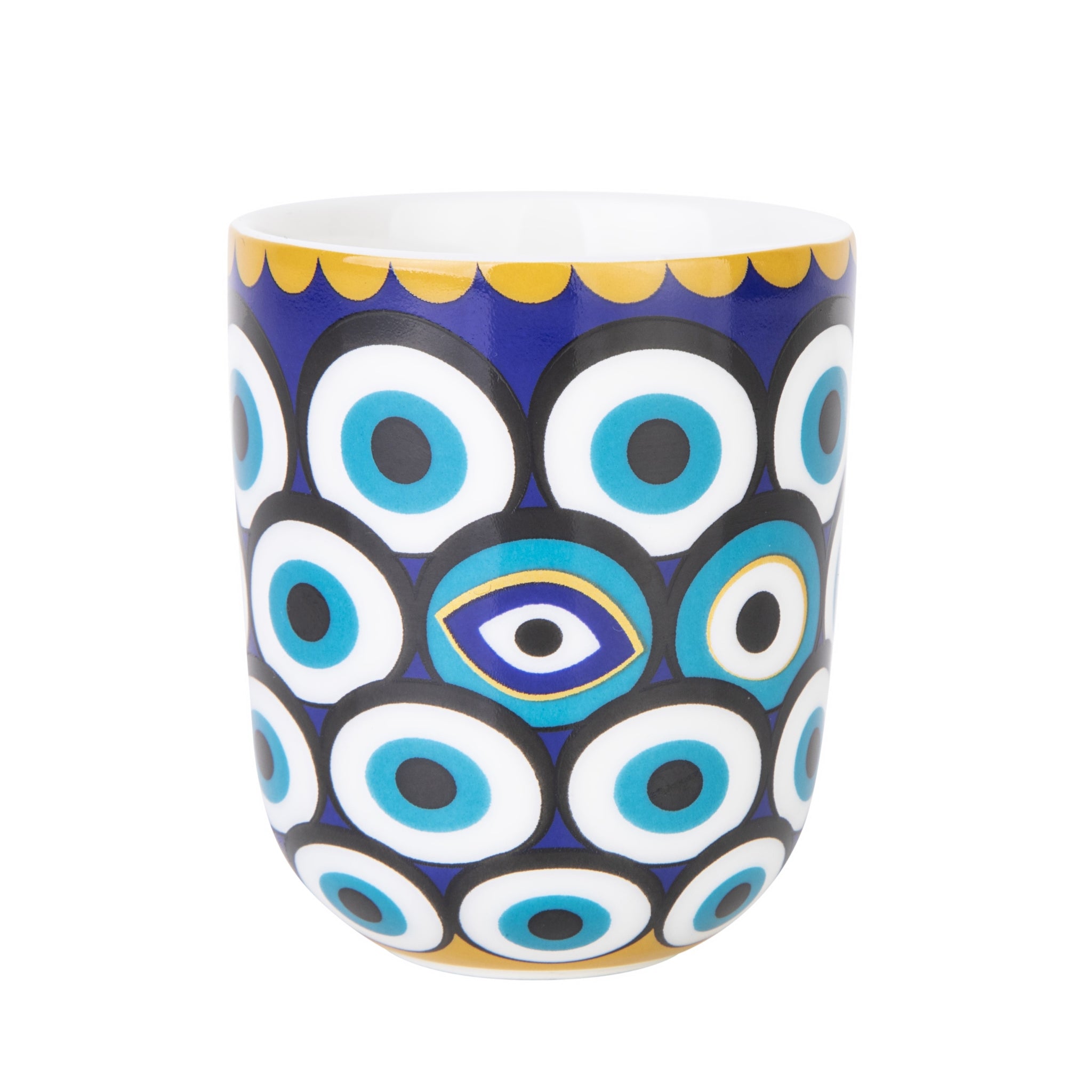 Images D'Orient Coffee Cup Porcelain Zarqa 90 ml Combo of 6 POR-900186 3