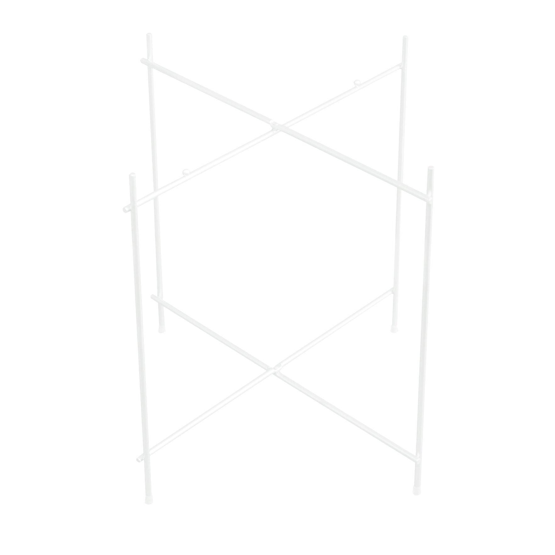 Images D'Orient Foldable Stand White 49 x 52 cm WPL-990031