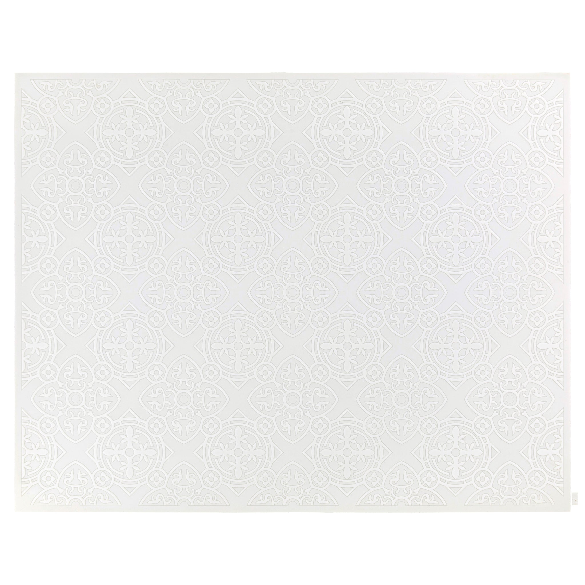 Images D'Orient Placemat Urban 01 White Silicone 42x33cm 16.5x13inches PLA-400091