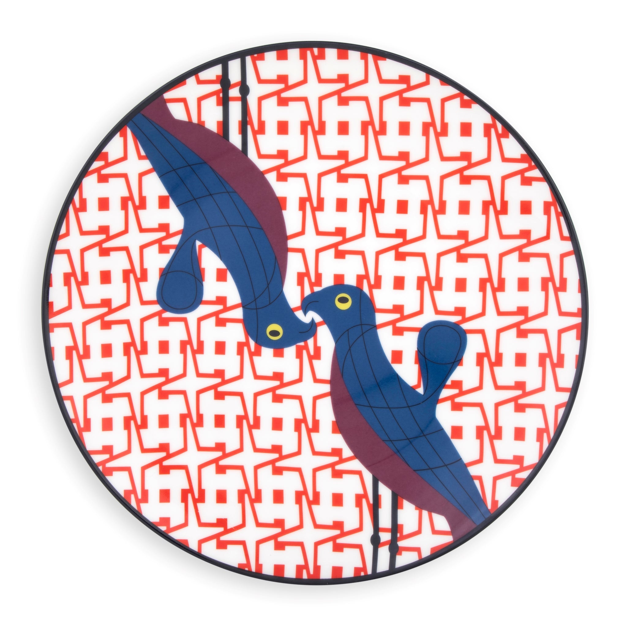 Images D'Orient Platter Birds Of Paradise 30.5 cm POR-311301