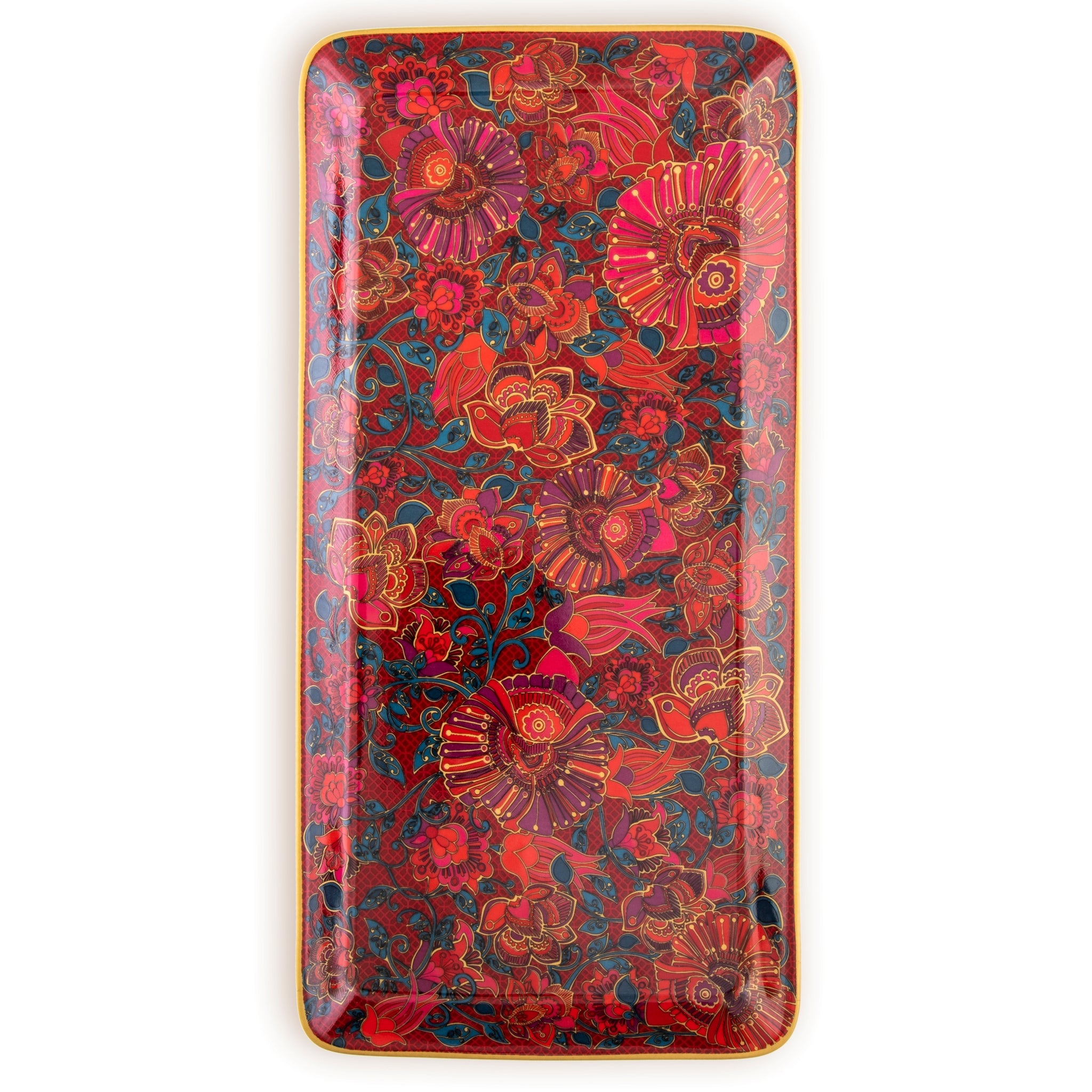 Images D'Orient Platter Kashmir Combo of 4 Medium POR-440064