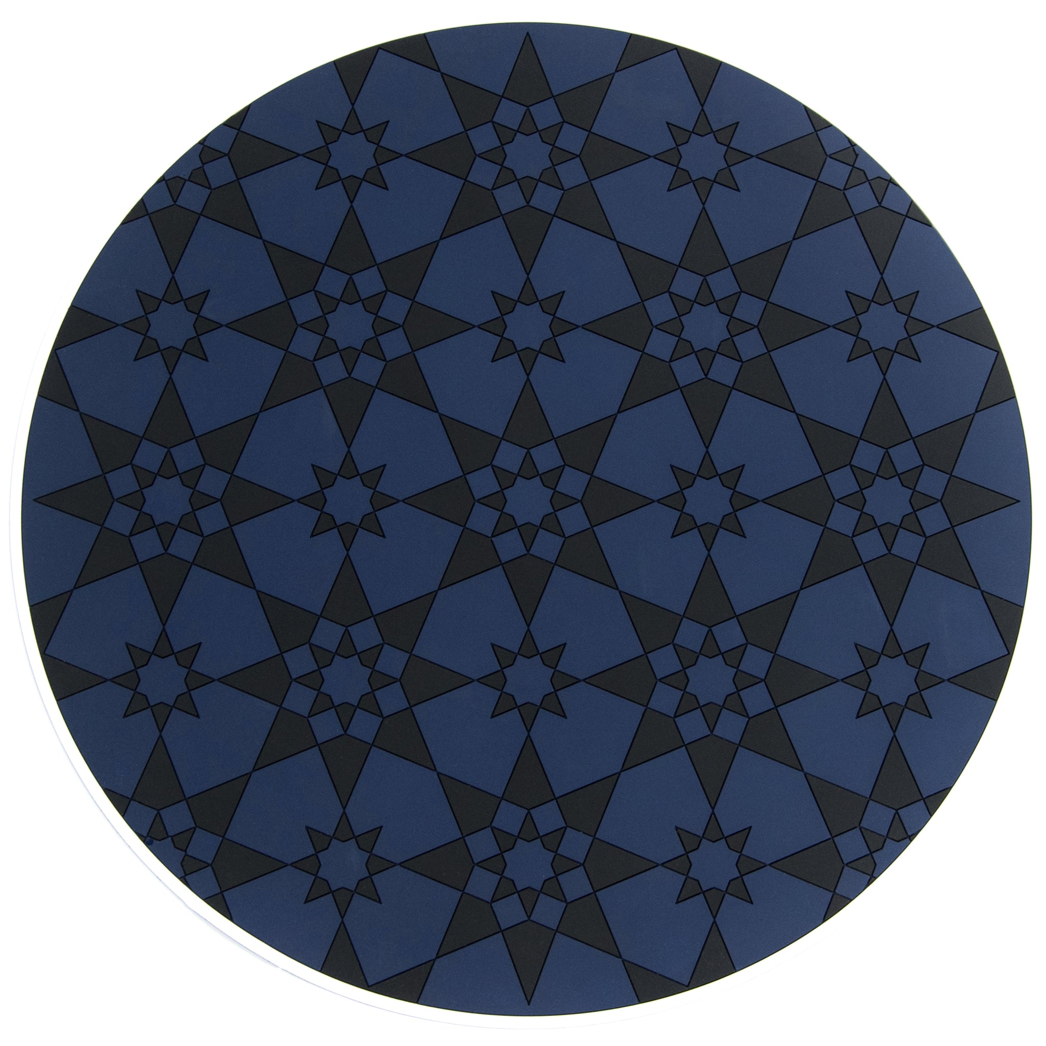 Images D'Orient Presentation Plate Kaokab Set of 2 PVC diameter 33cm 13inches PPL-430122