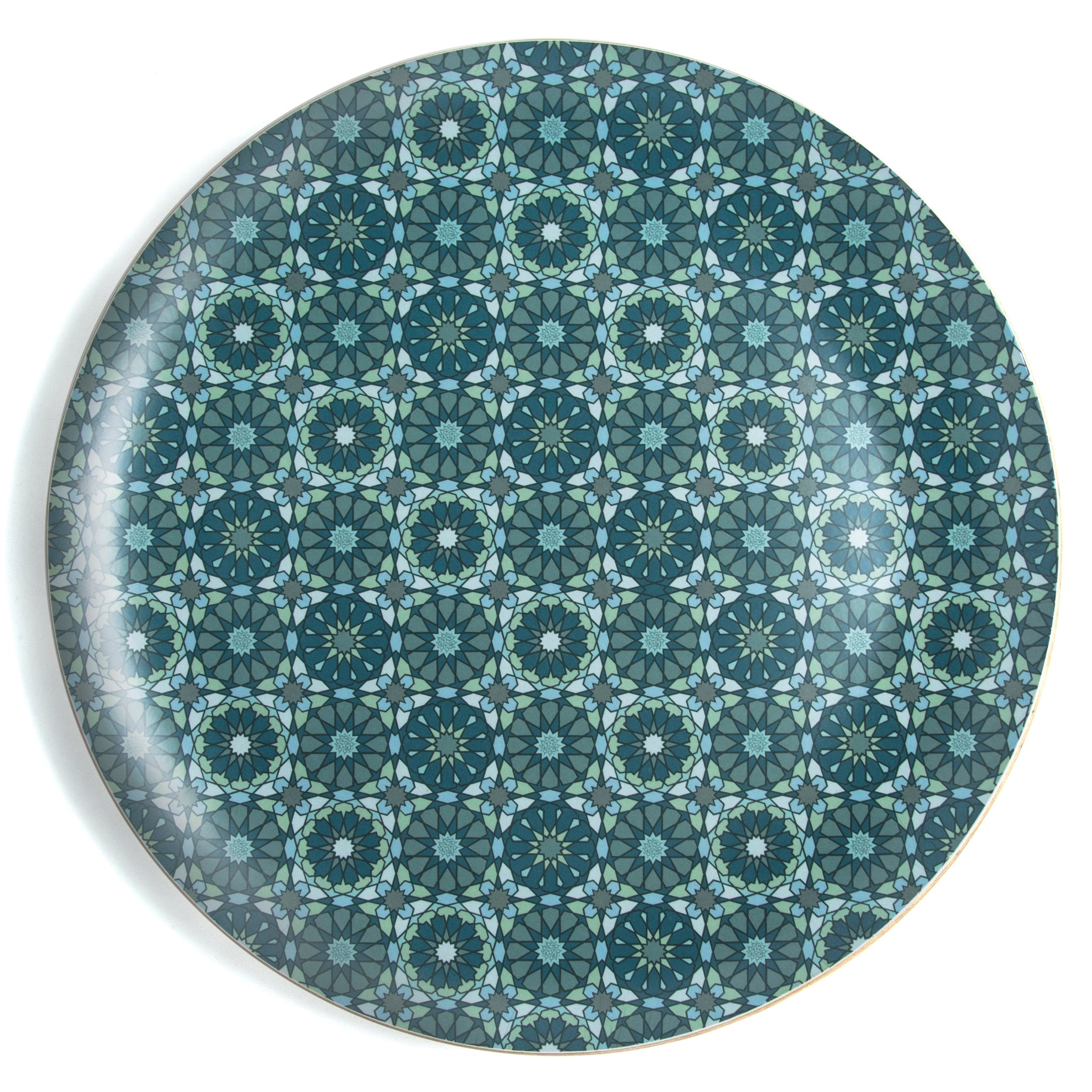 Images D'Orient Round Laminated Tray Andalusia 49 cm WPL-490041