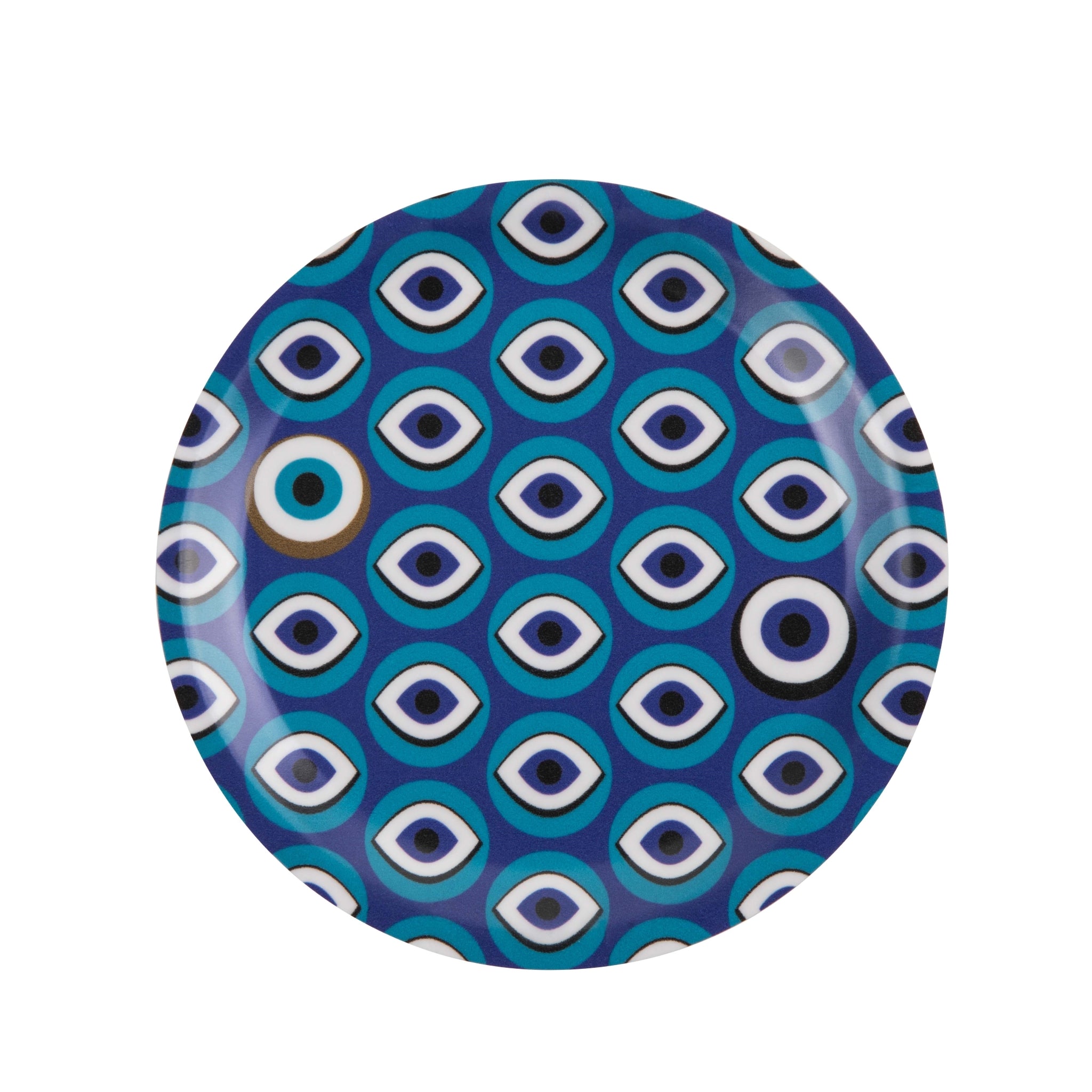 Images D'Orient Round Mini Tray Zarqa 11cm 4.3inches Veneer COA-111031