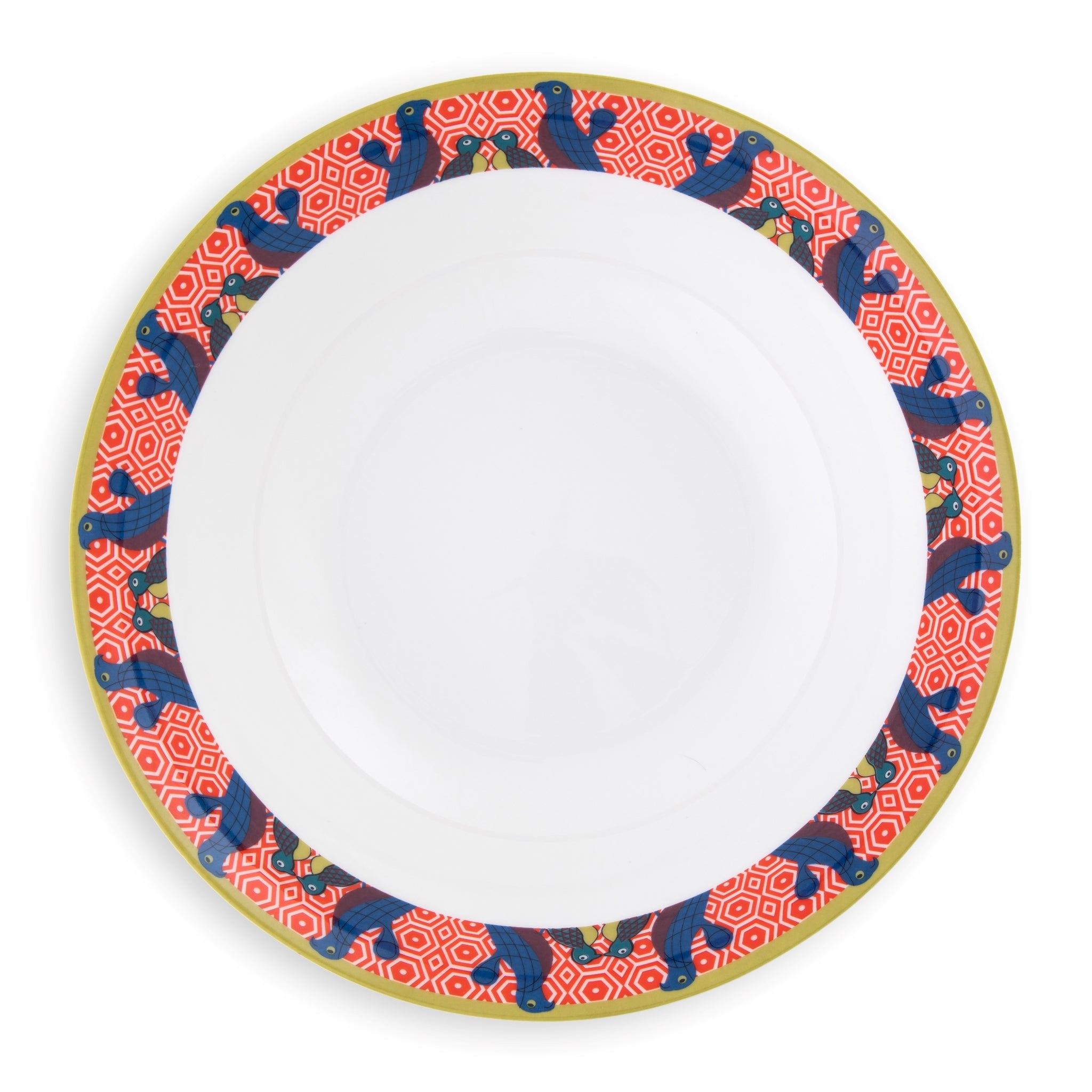 Images D'Orient Salad Bowl Birds Of Paradise 22.9 cm POR-312231