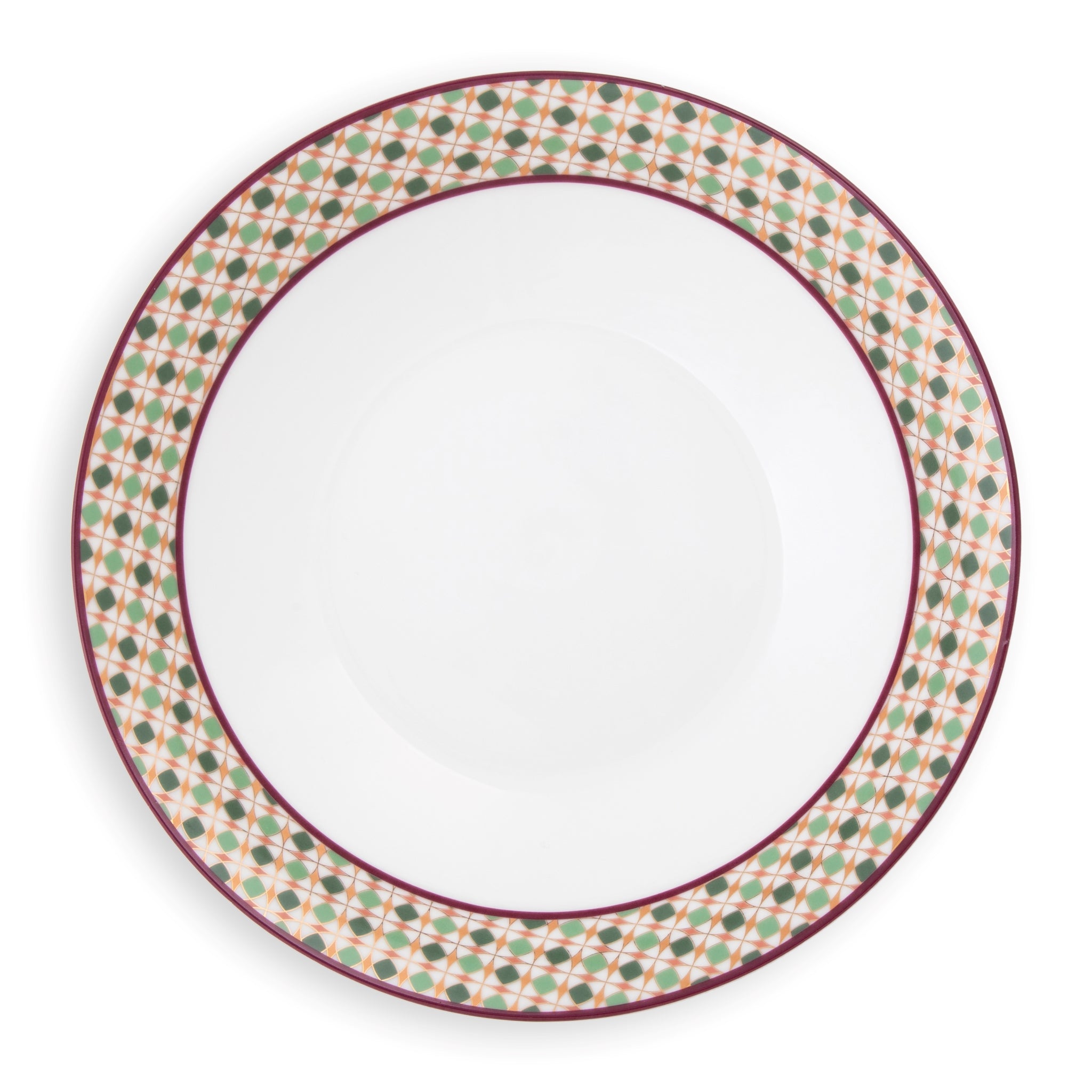 Images D'Orient Soup Plate Opera 20.5 cm Set of 4 POR-351204