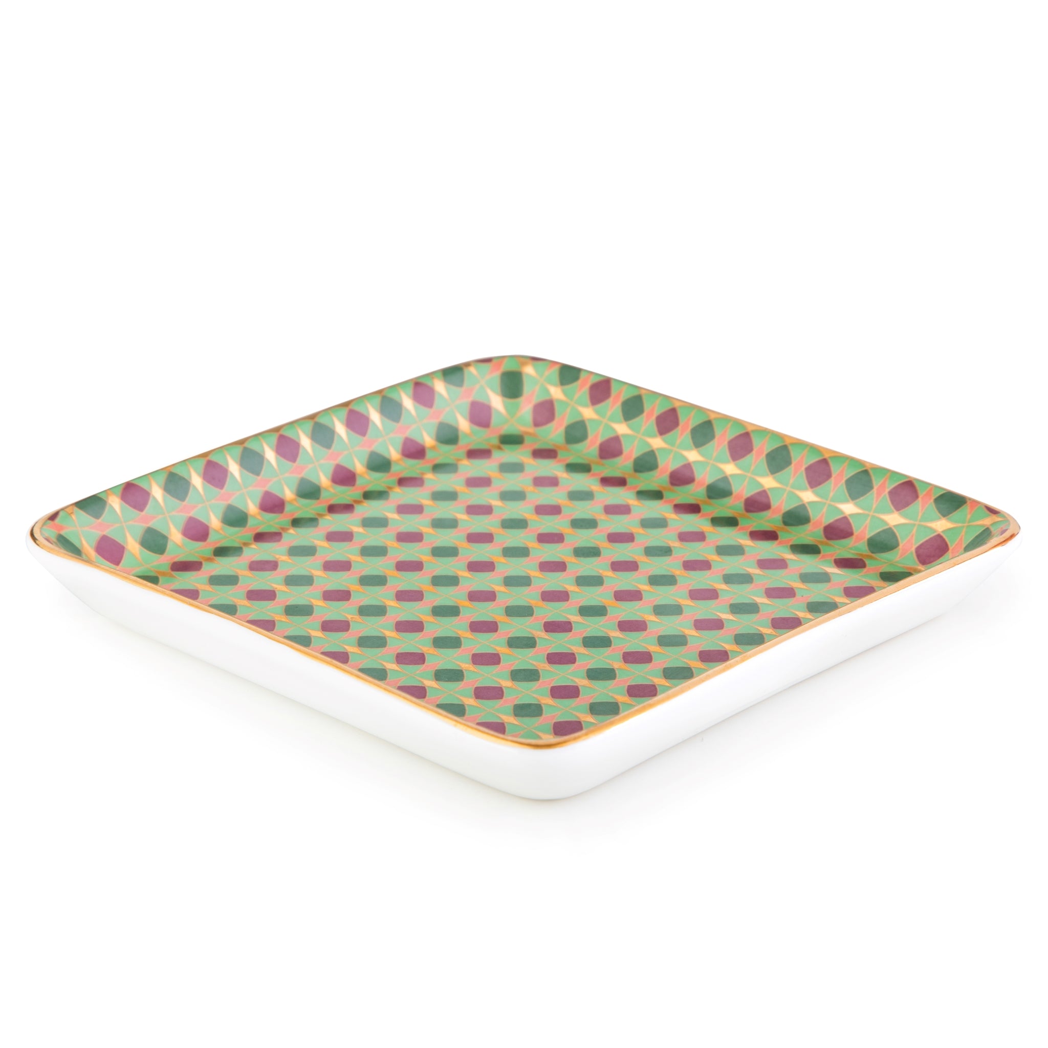 Images D'Orient Square Platter Small Opera 11.5 cm Perspective POR-115005