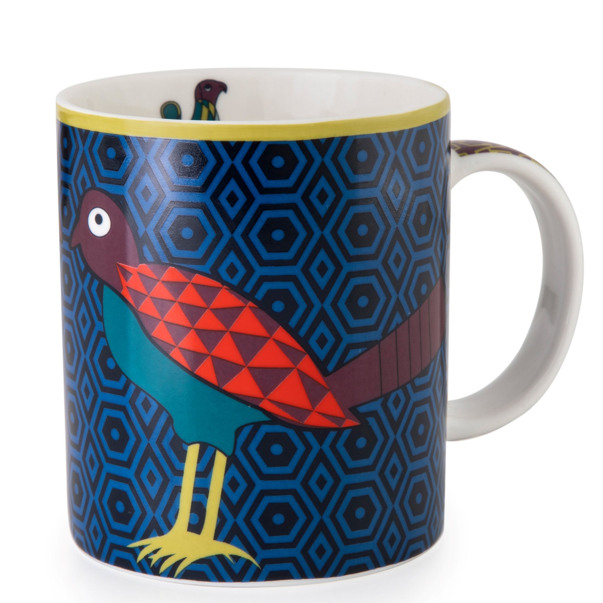 Images D'Orient Straight MUG Porcelain Birds Of Paradise 325 ml POR-220061