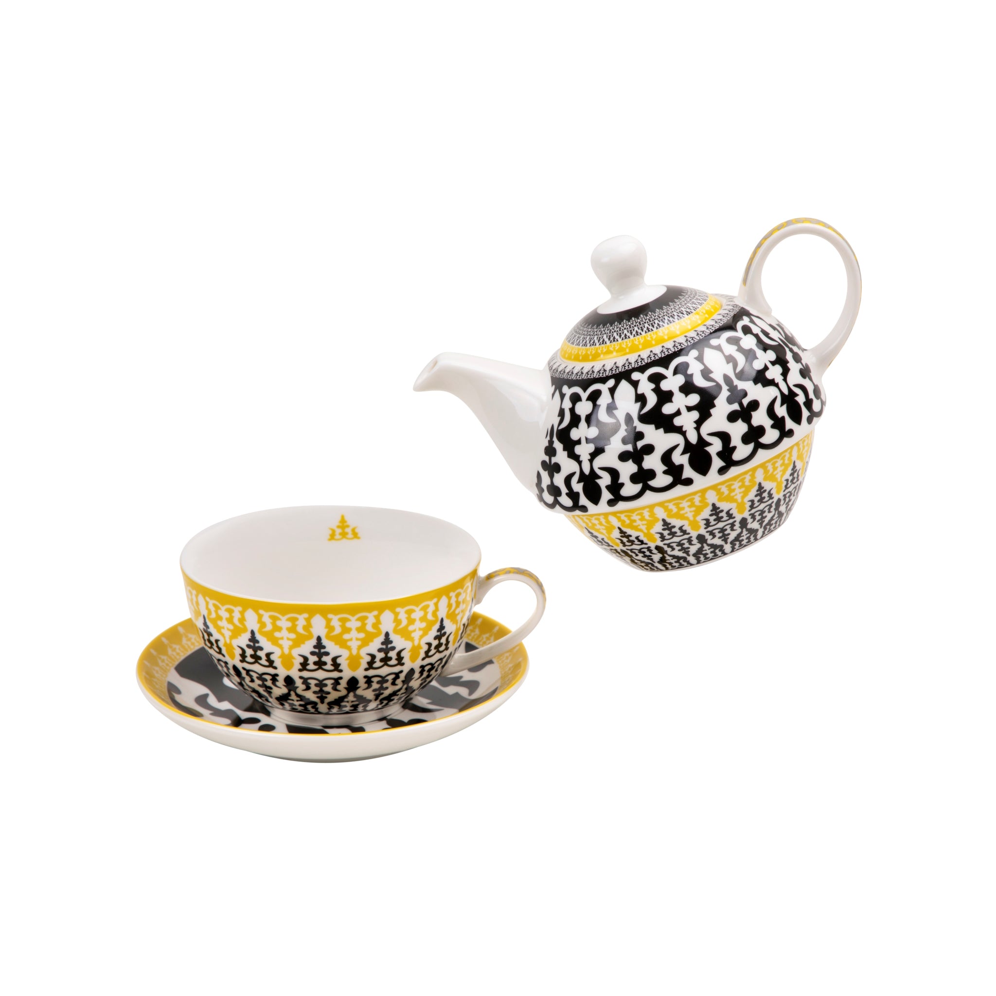 Images D'Orient Tea for One with Infuser Safra Porcelain Perspective POR-321421