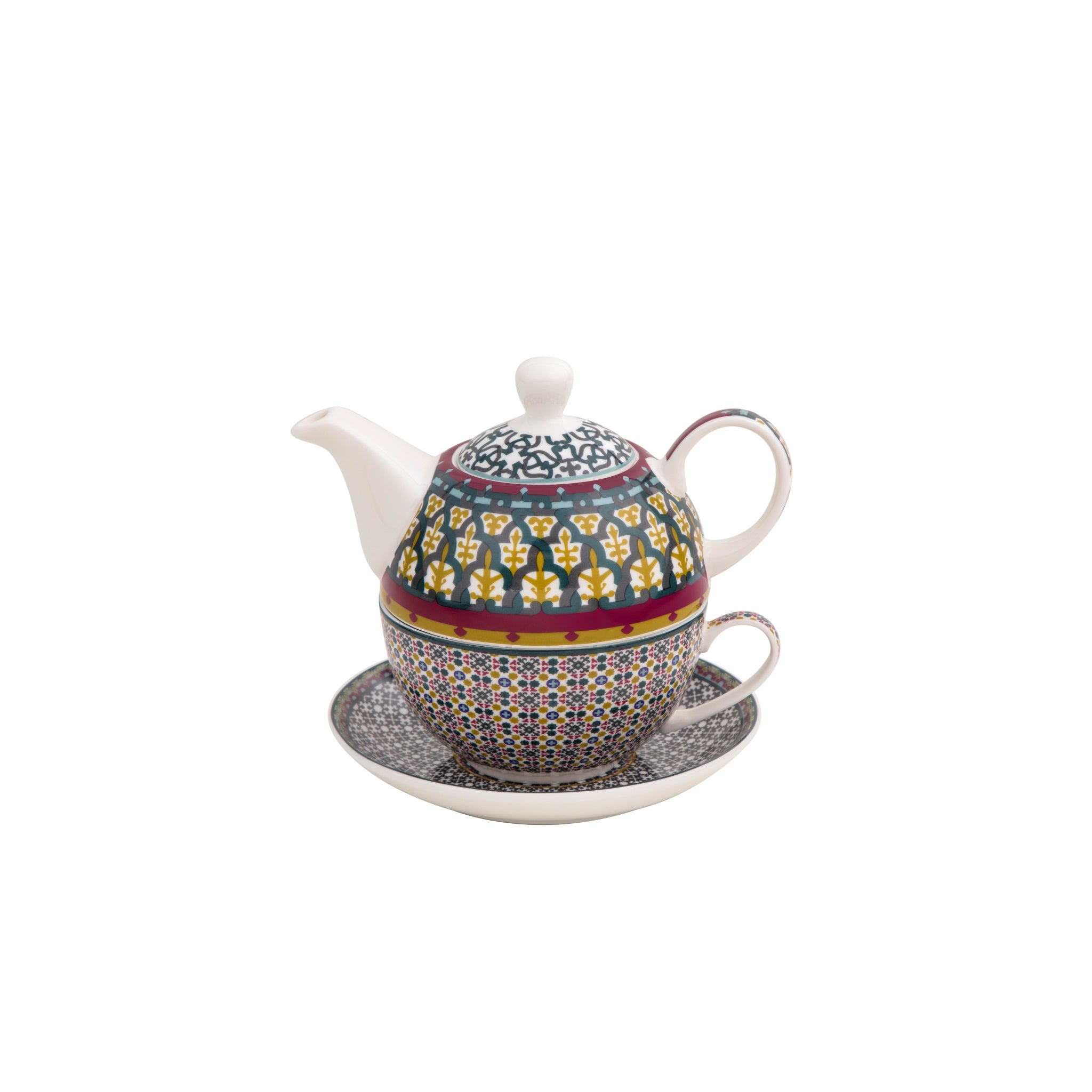 Images D'Orient Tea for One with Infuser Vagabonde Porcelain POR-321431