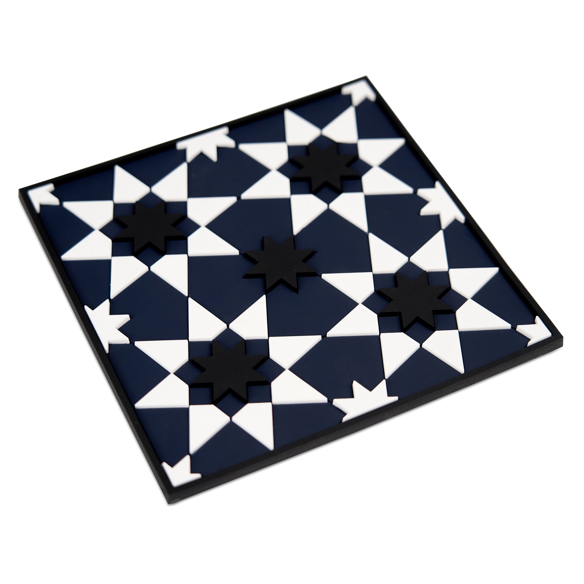 Images D'Orient Trivet Kaokab Silicone 18x18cm 7x7inches Perspective TSE-180221