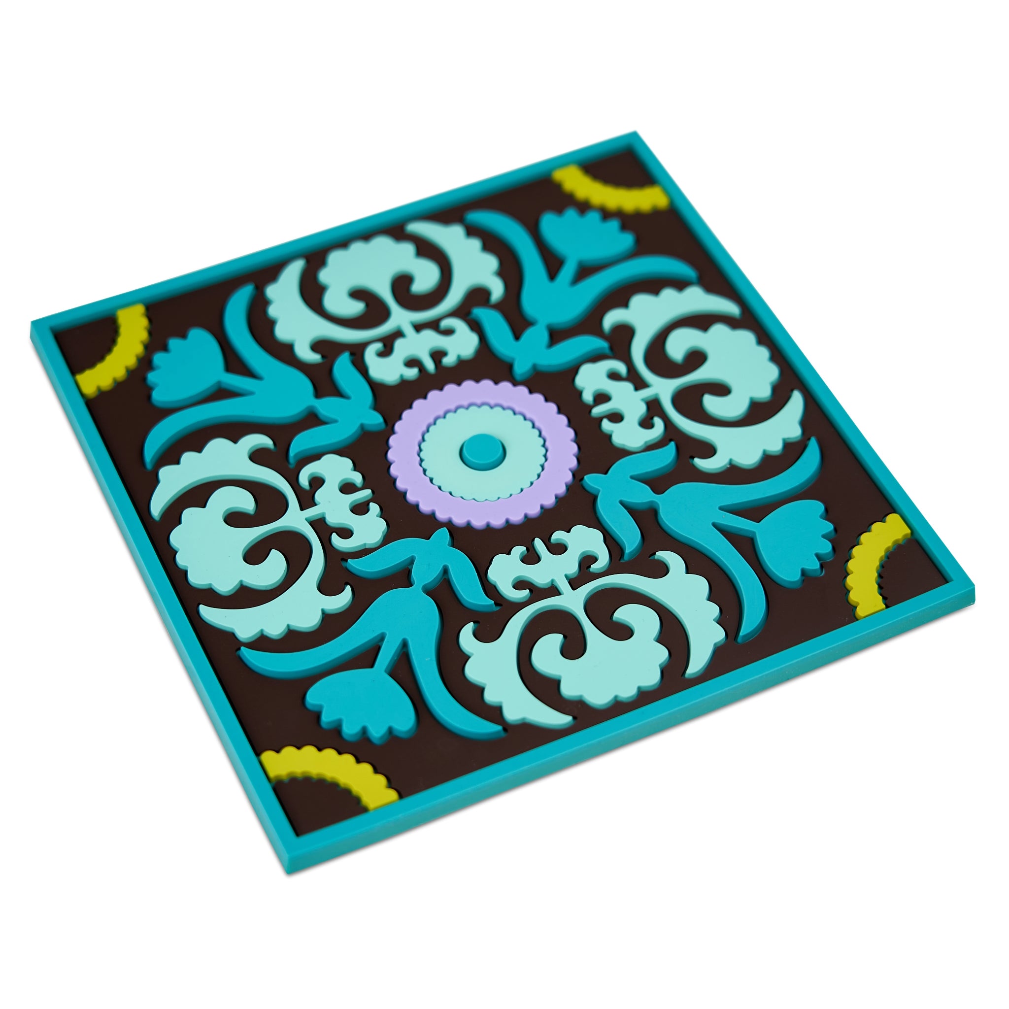 Images D'Orient Trivet Nassij Silicone 18x18cm 7x7inches Perspective TSE-180111