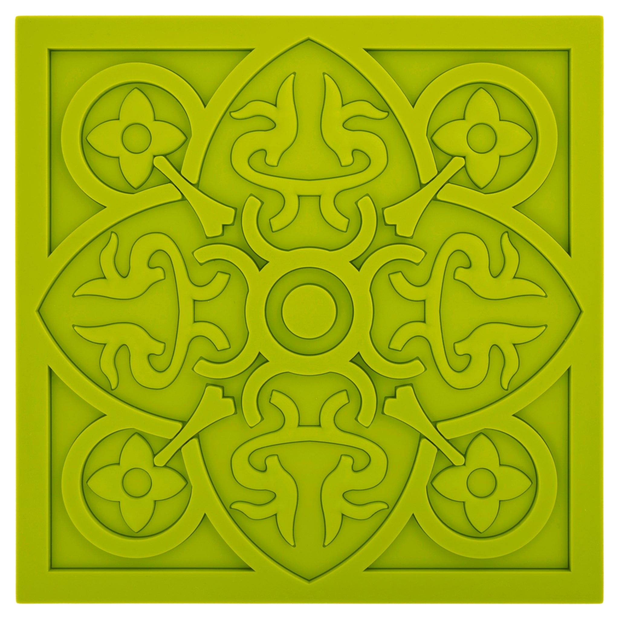 Images D'Orient Trivet Urban 01 Anis Silicone 18x18cm 7x7inches TSE-100051