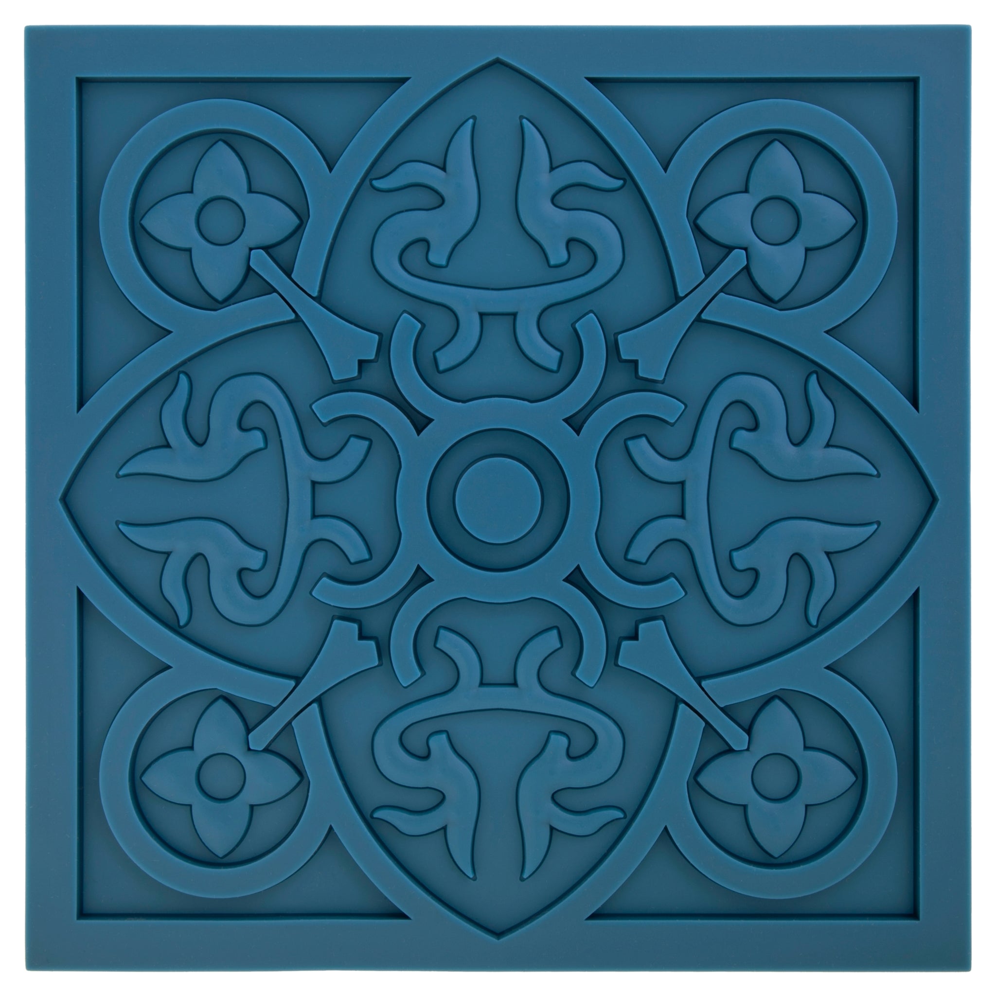 Images D'Orient Trivet Urban 01 Jeans Silicone 18x18cm 7x7inches TSE-100131