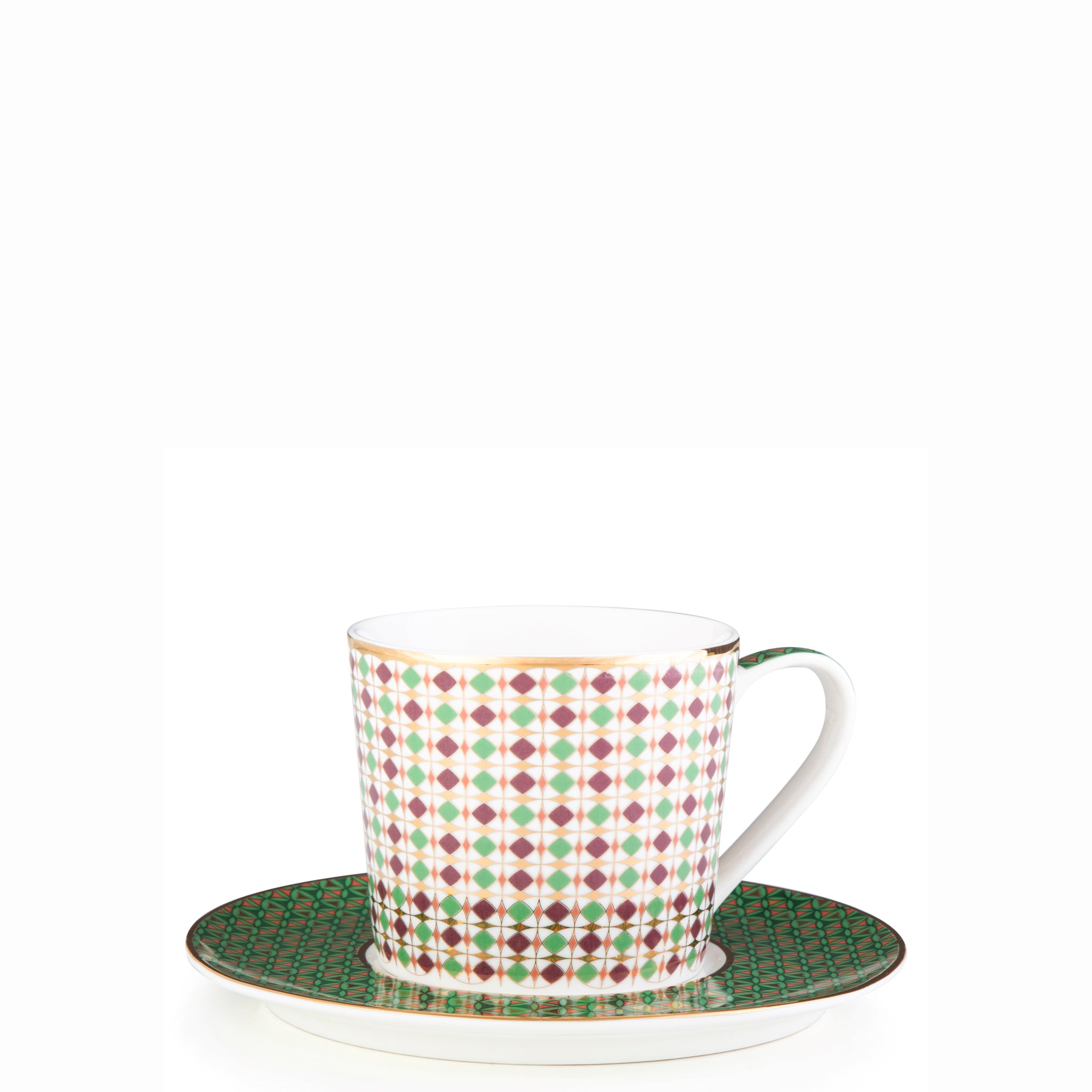 Teacup & Saucer Opera - Set of 4