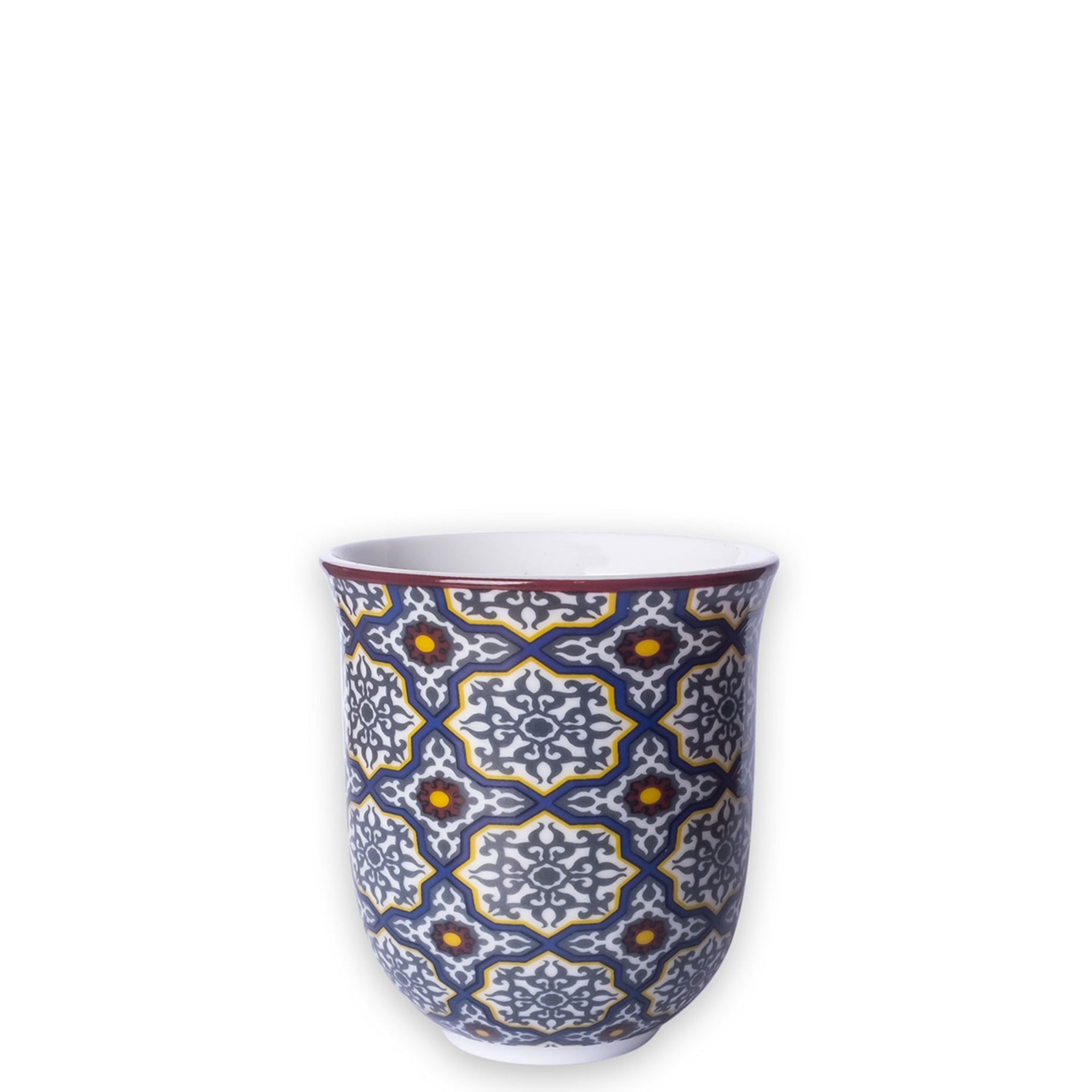 Coffee Cup Porcelain Vagabonde Blue - 90 ml - Set of 6