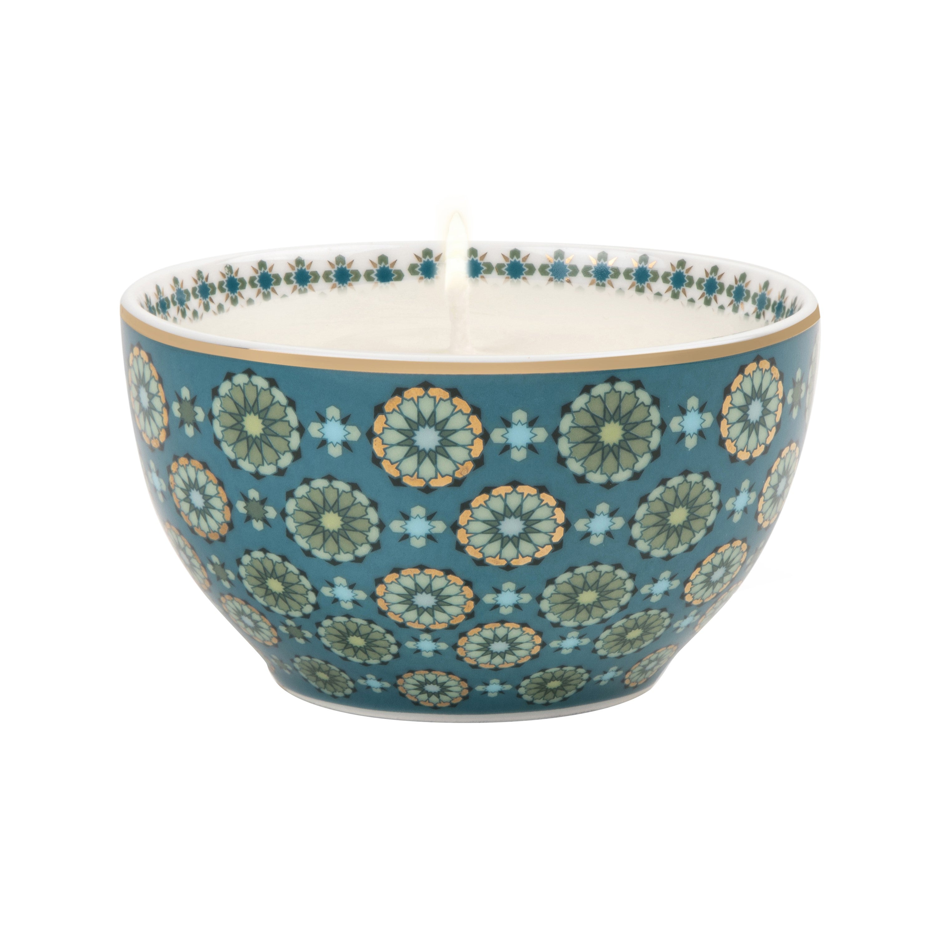 Images D'Orient candle Bowl andalusia blue jasmine scent BOT-950131J