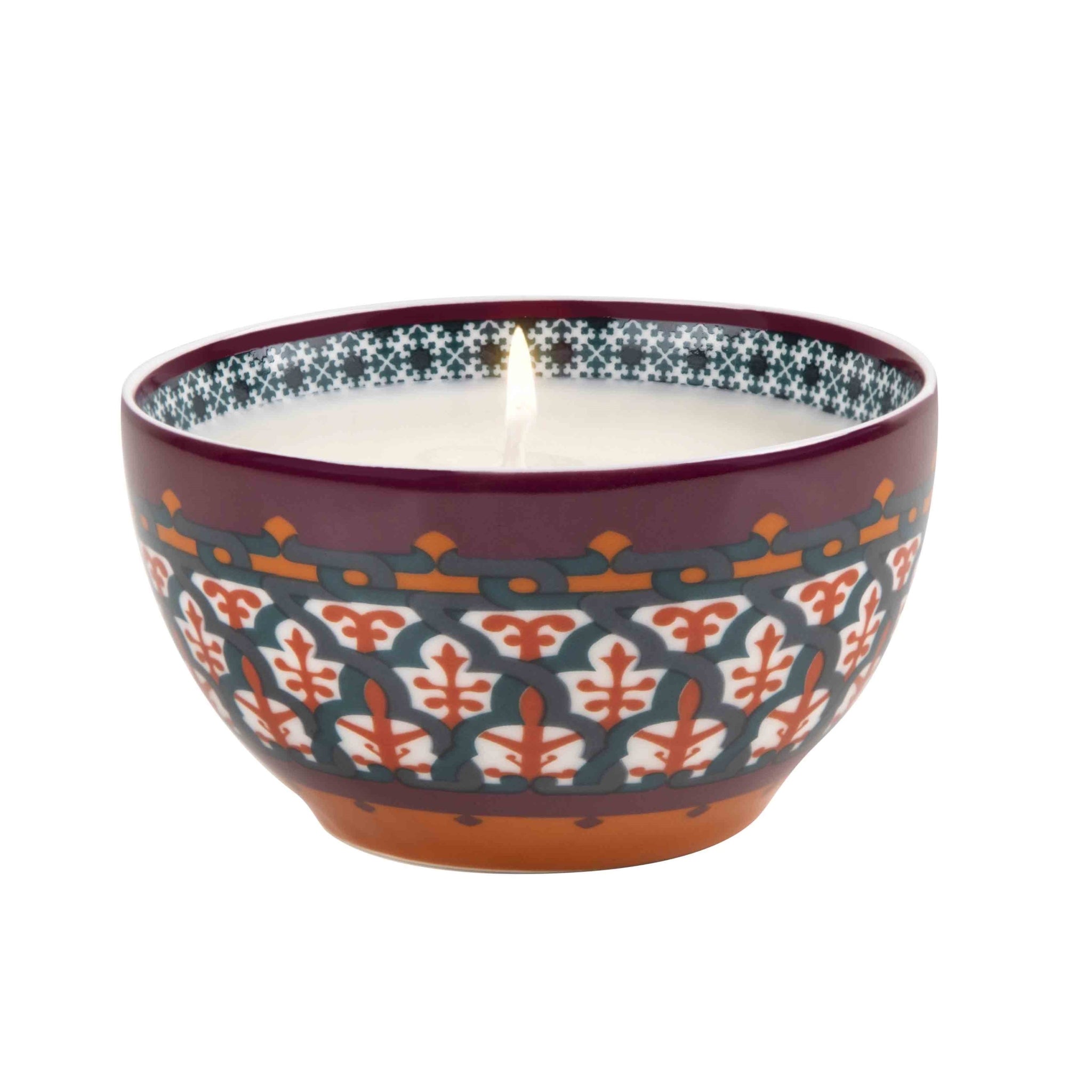 Images D'Orient candle Bowl vagabonde orange jasmine scent BOU-950111J