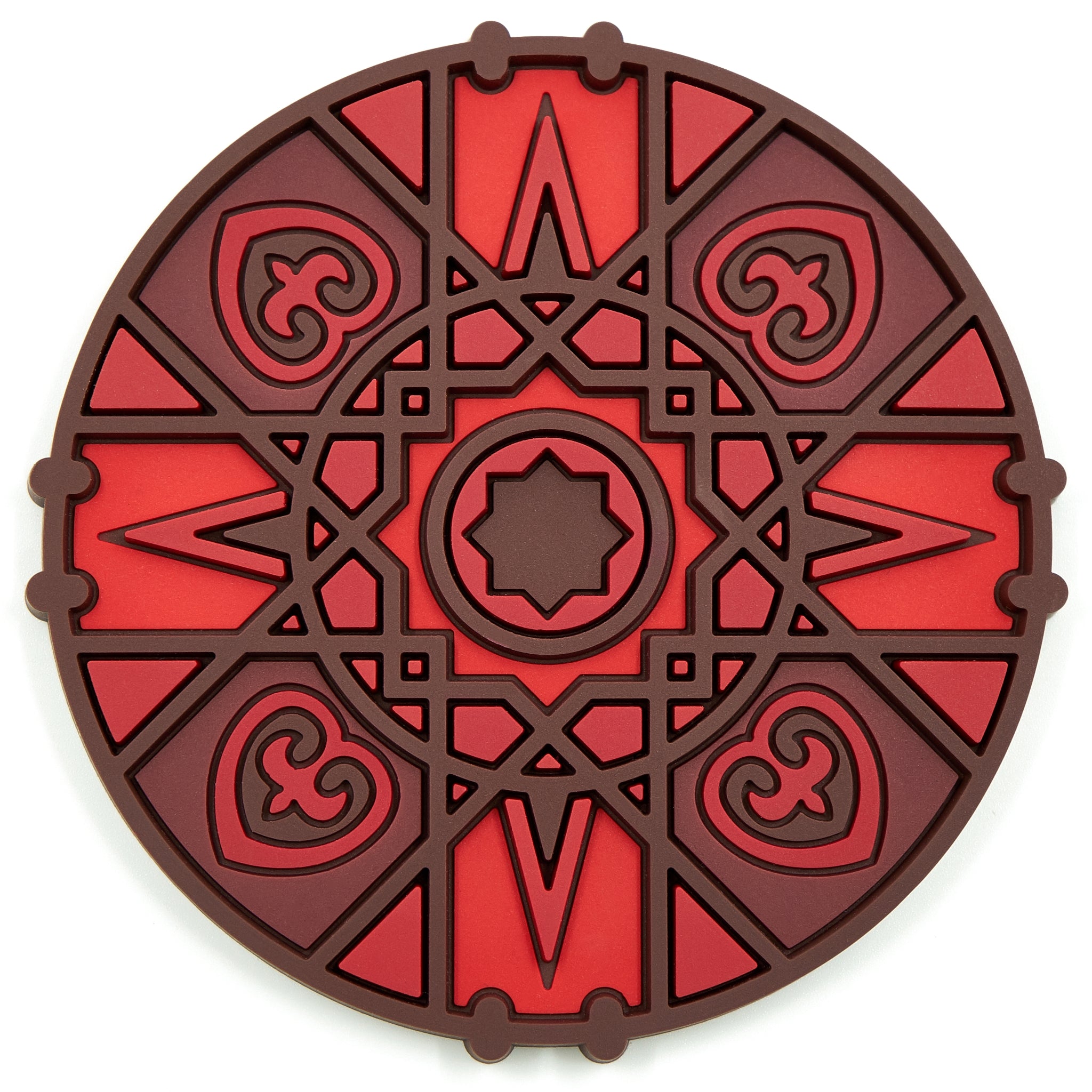 Images D'Orient Bottle Holder Kalea Red PVC diameter 11cm 4.3inch BOT-112171