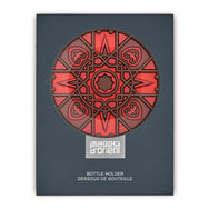 Images D'Orient Bottle Holder Kalea Red PVC diameter 11cm 4.3inch Packaging Front BOT-112171