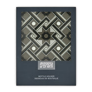 Images D'Orient Bottle Holder Matea Gray PVC 11x11cm 4.3x4.3inches Packaging Front BOT-110311