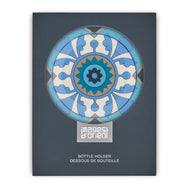 Images D'Orient Bottle Holder Sejjadeh Azur PVC diameter 11cm 4.3inch Packaging Front BOT-112031