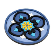 Images D'Orient Bottle Holder Sejjadeh Ocean PVC diameter 11cm 4.3inch Perspective BOT-110241