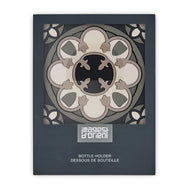 Images D'Orient Bottle Holder Sejjadeh Rosace PVC 11x11cm 4.3x4.3inches Packaging Front BOT-112081