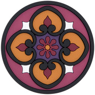 Images D'Orient Bottle Holder Sejjadeh Sol PVC diameter 11cm 4.3inch BOT-110251